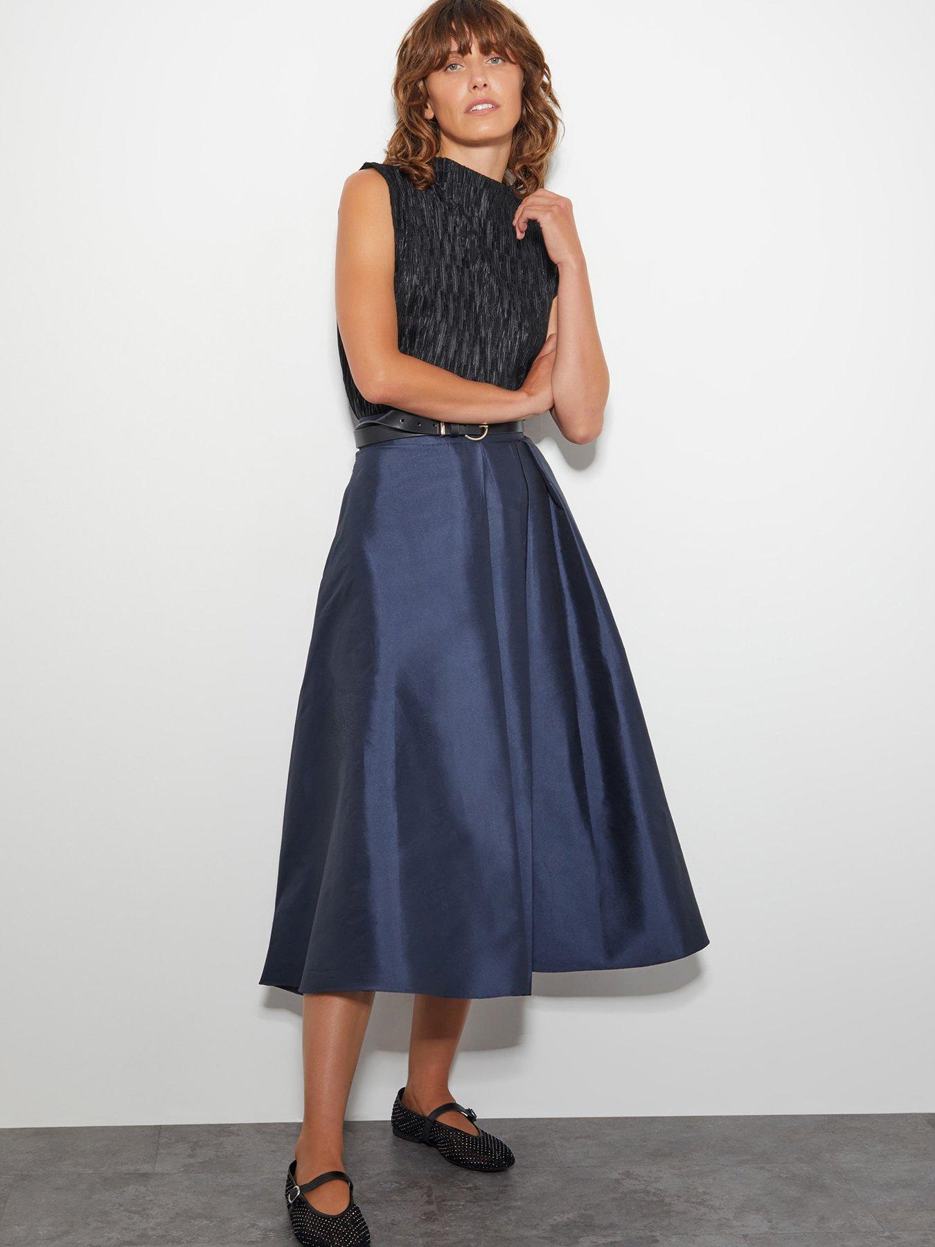 monsoon-tanya-taffeta-skirt-navydetail