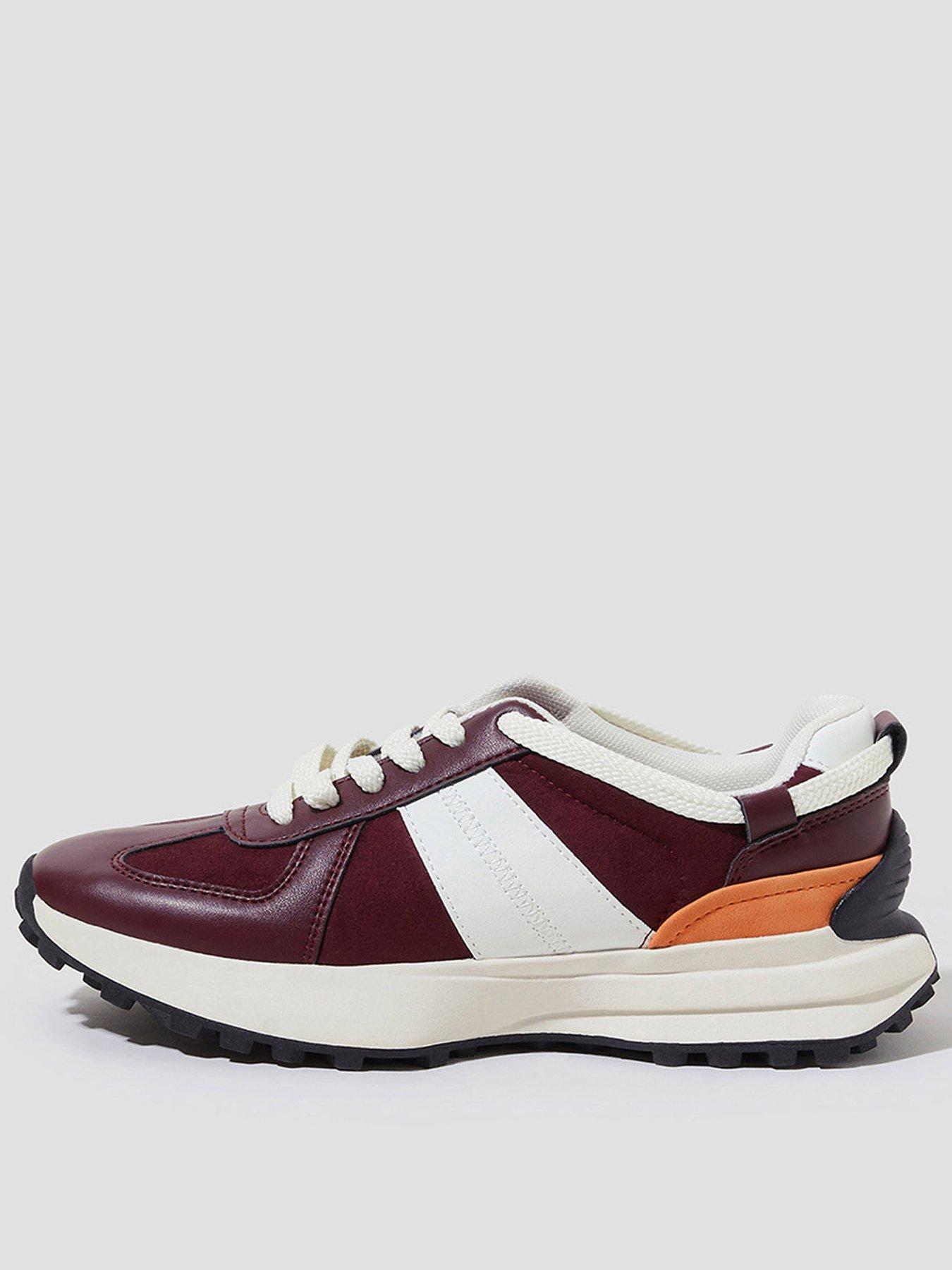 Image 1 of 3 of Monsoon Tyra Trainer Burgundy