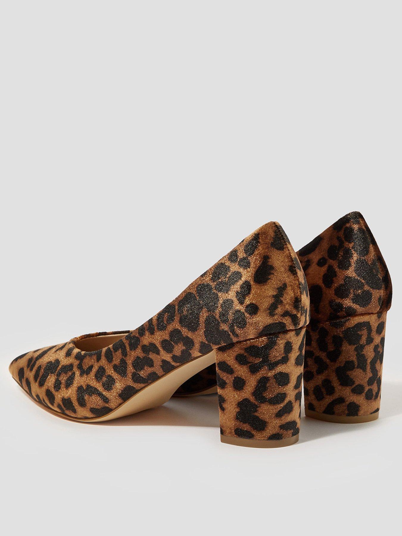 Image 2 of 3 of Monsoon Leah Leopard Court Shoes