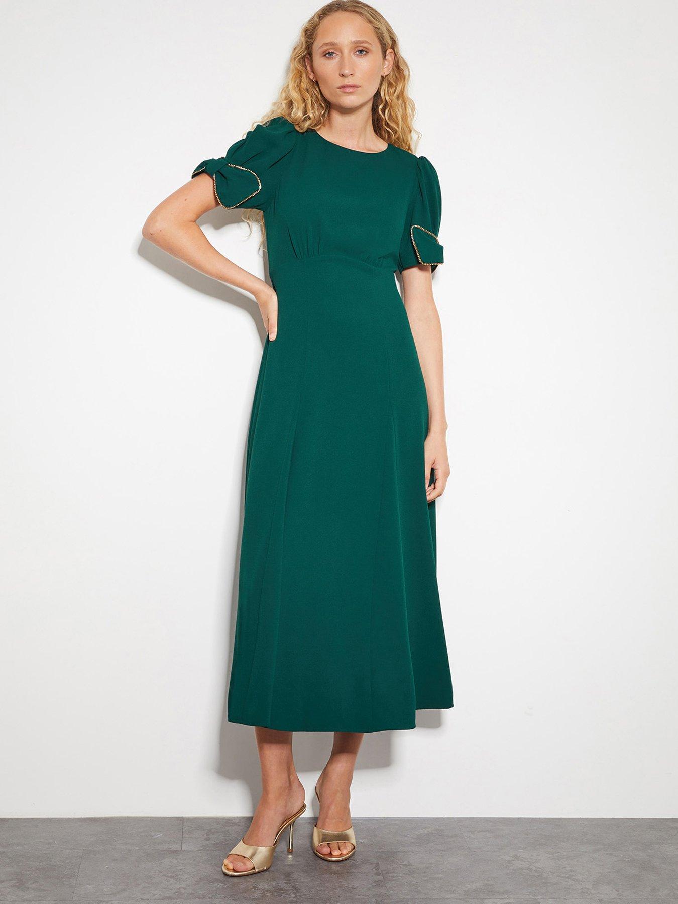 monsoon-belle-bow-dress-green