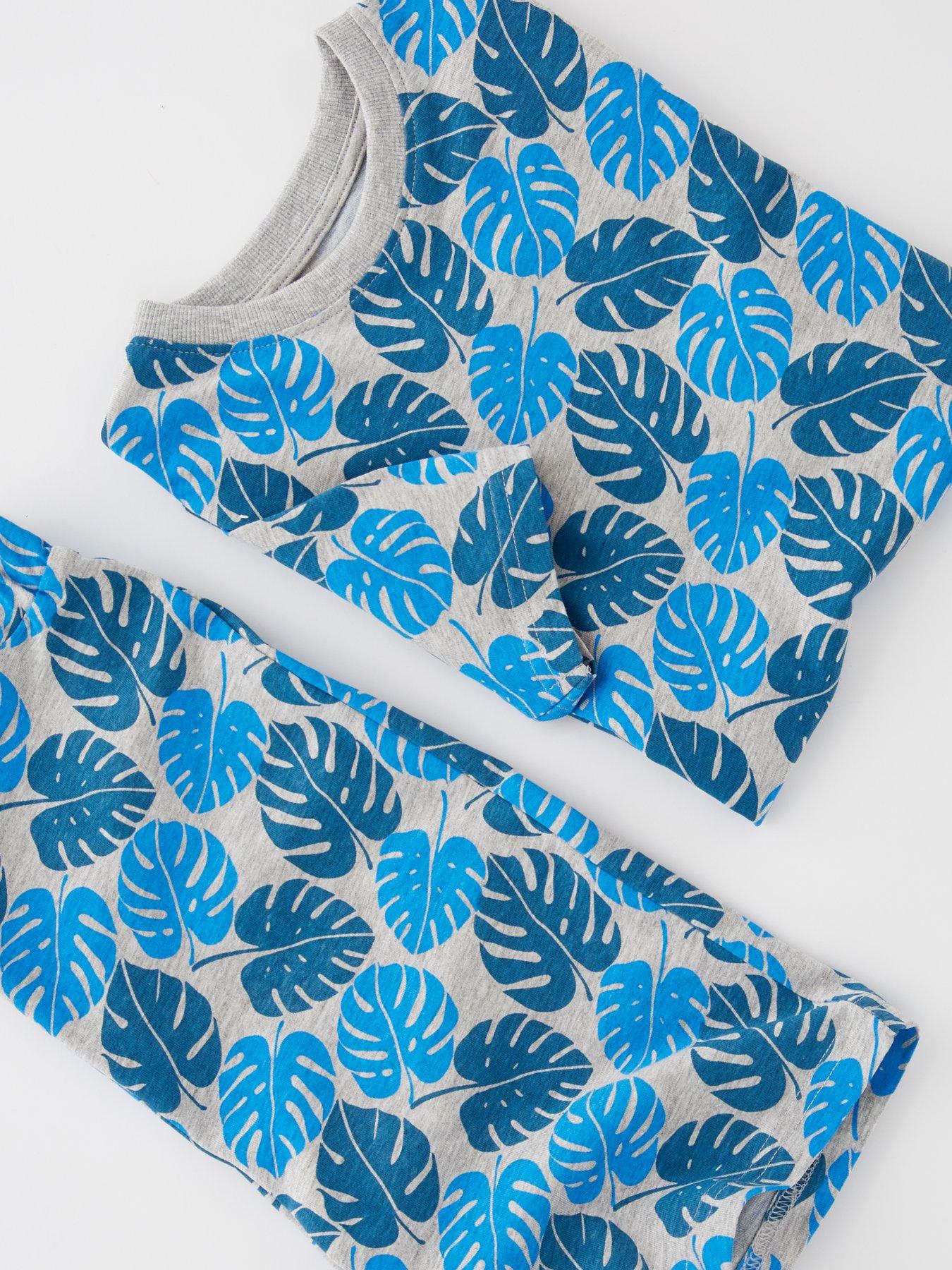 Image 4 of 4 of Everyday Boys Hibiscus Shortie Pyjama Set - Multi