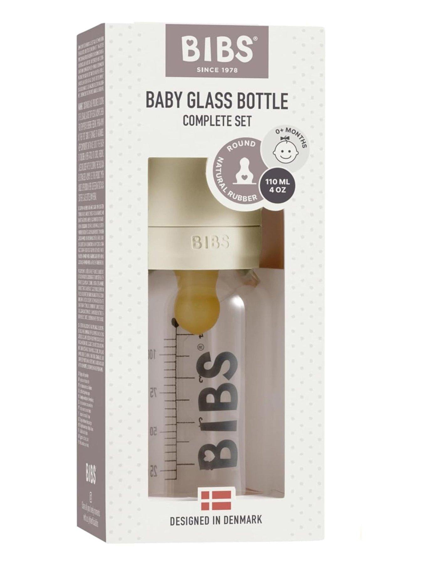 bibs-bibs-baby-glass-bottle-complete-set-latex-110ml-ivoryoutfit