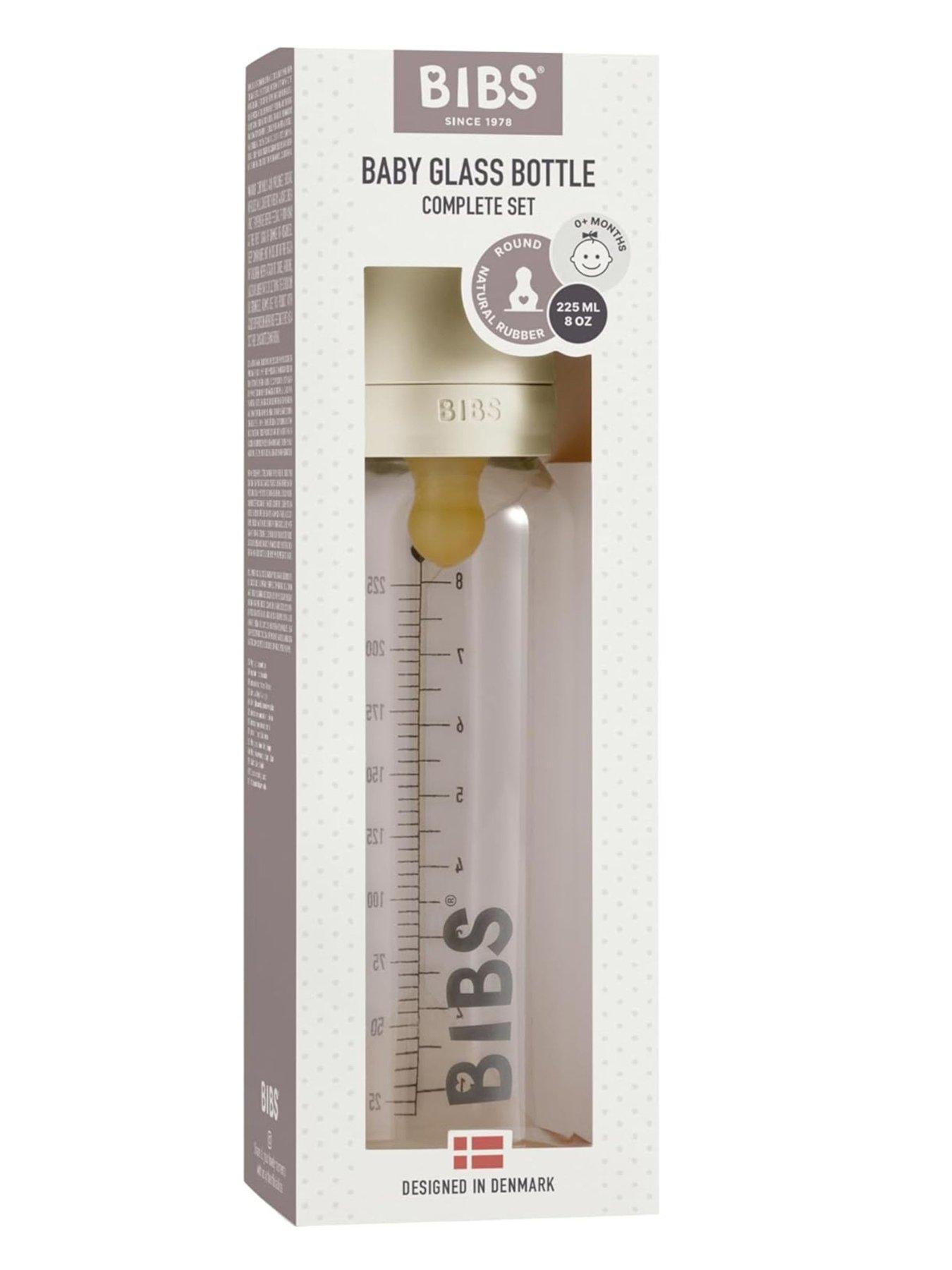 Image 4 of 7 of BIBS BIBS Baby Glass Bottle Complete Set Latex 225ml Ivory