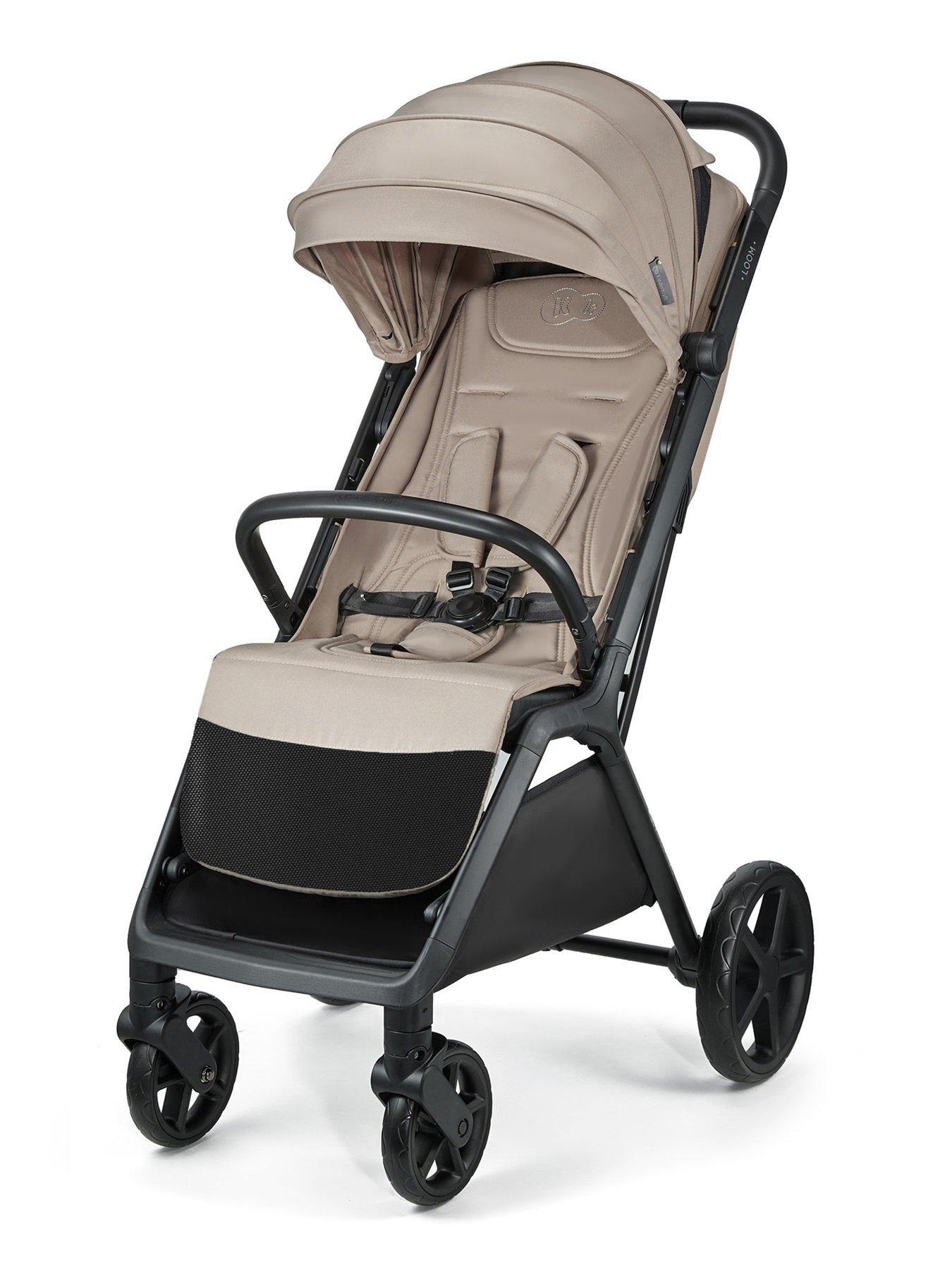 kinderkraft-loom-compact-stroller-beigestillFront