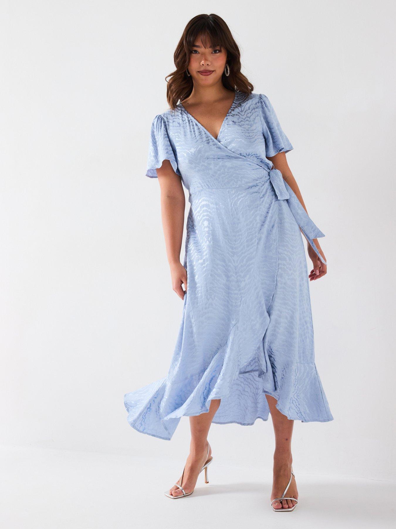 v-by-very-curve-jacquard-angel-sleeve-midaxi-dress