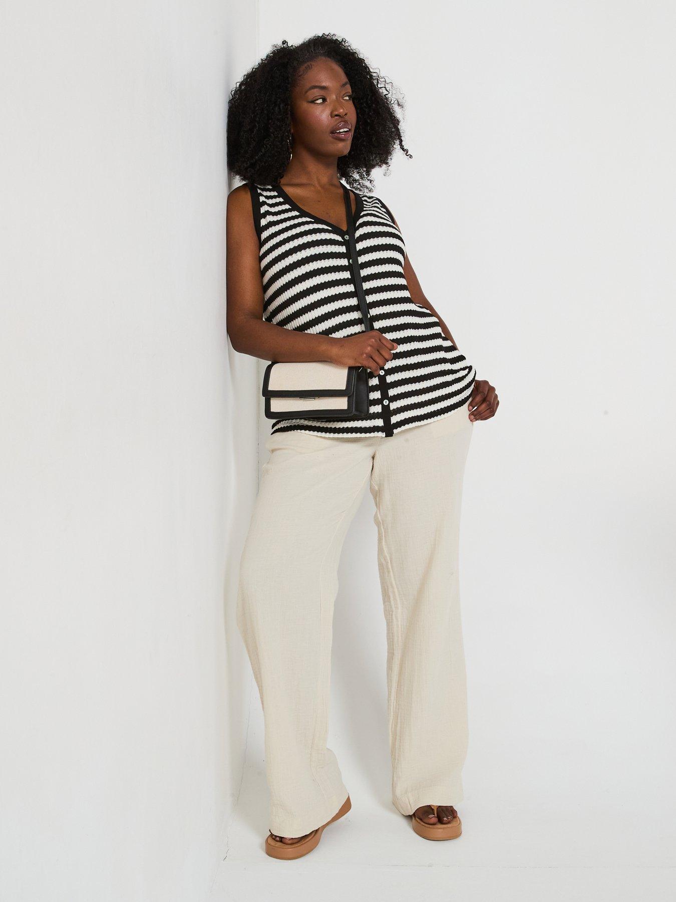 v-by-very-curve-button-through-stripe-vest-blackwhiteback