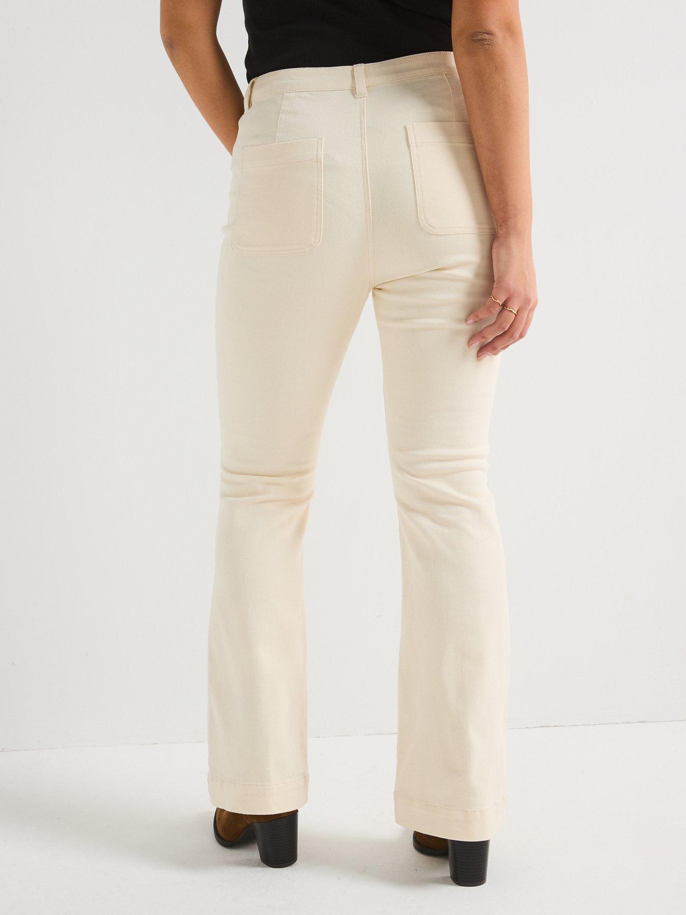 Image 2 of 6 of V by Very Curve Kickflare Jean - Ecru