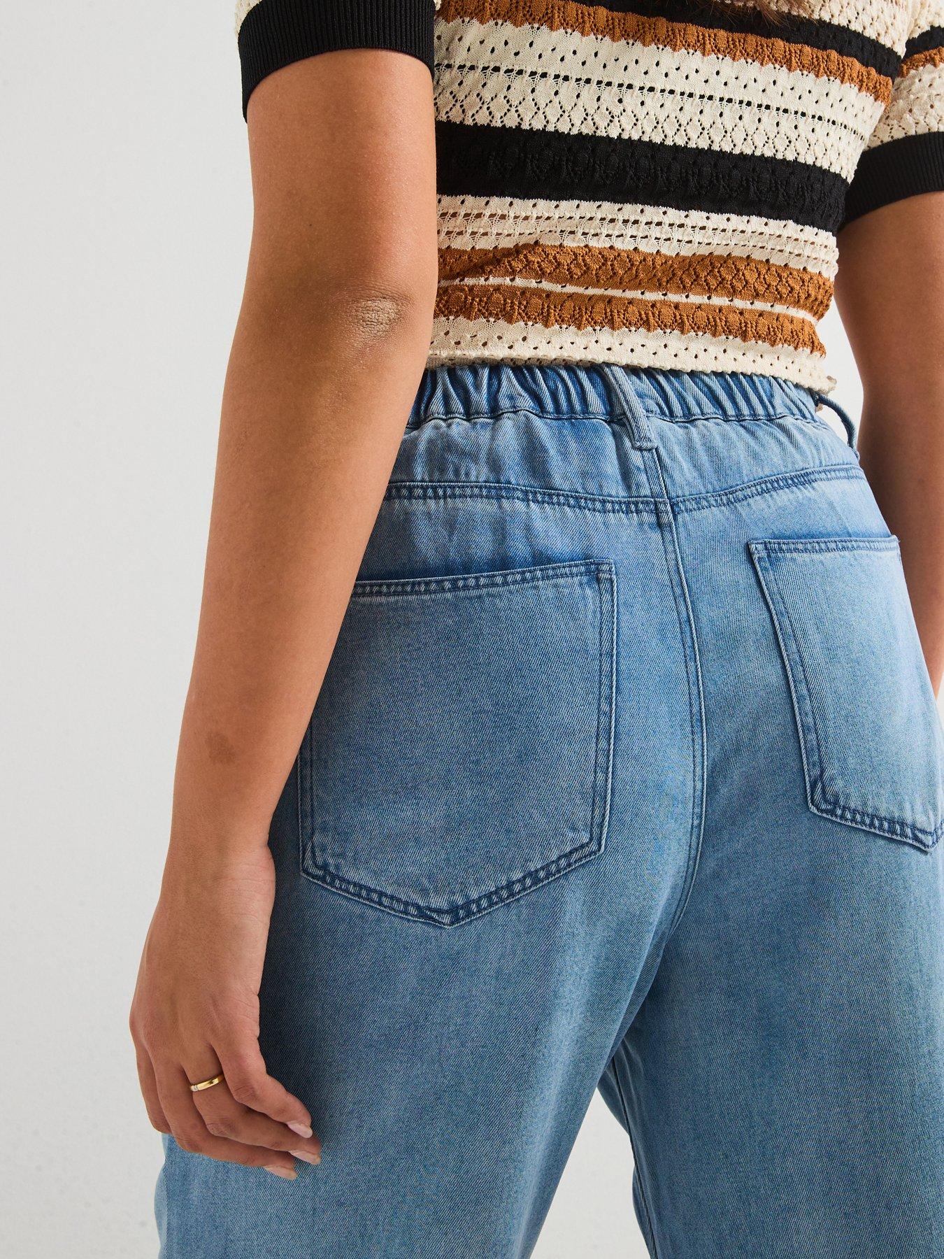 the-very-collection-curve-wide-leg-elasticated-waist-soft-touch-jean-blueoutfit