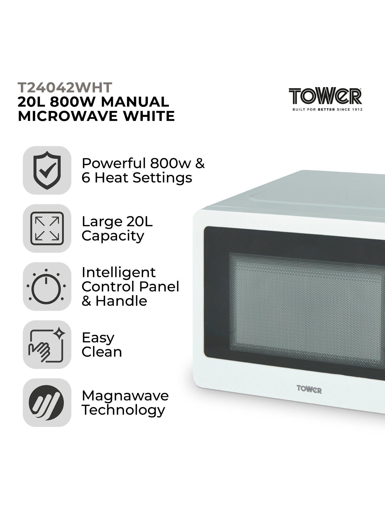 Image 2 of 7 of Tower Tower 20L 800W Manual Microwave