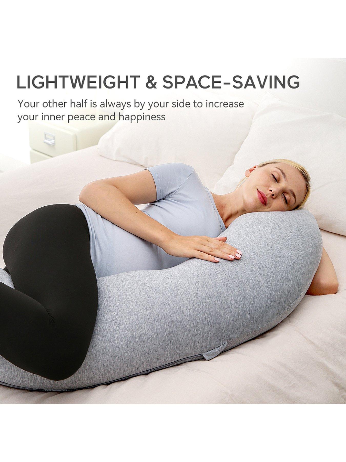 Image 4 of 7 of Momcozy Momcozy PP001-FG11NB-A J Shaped Maternity Body Pillow