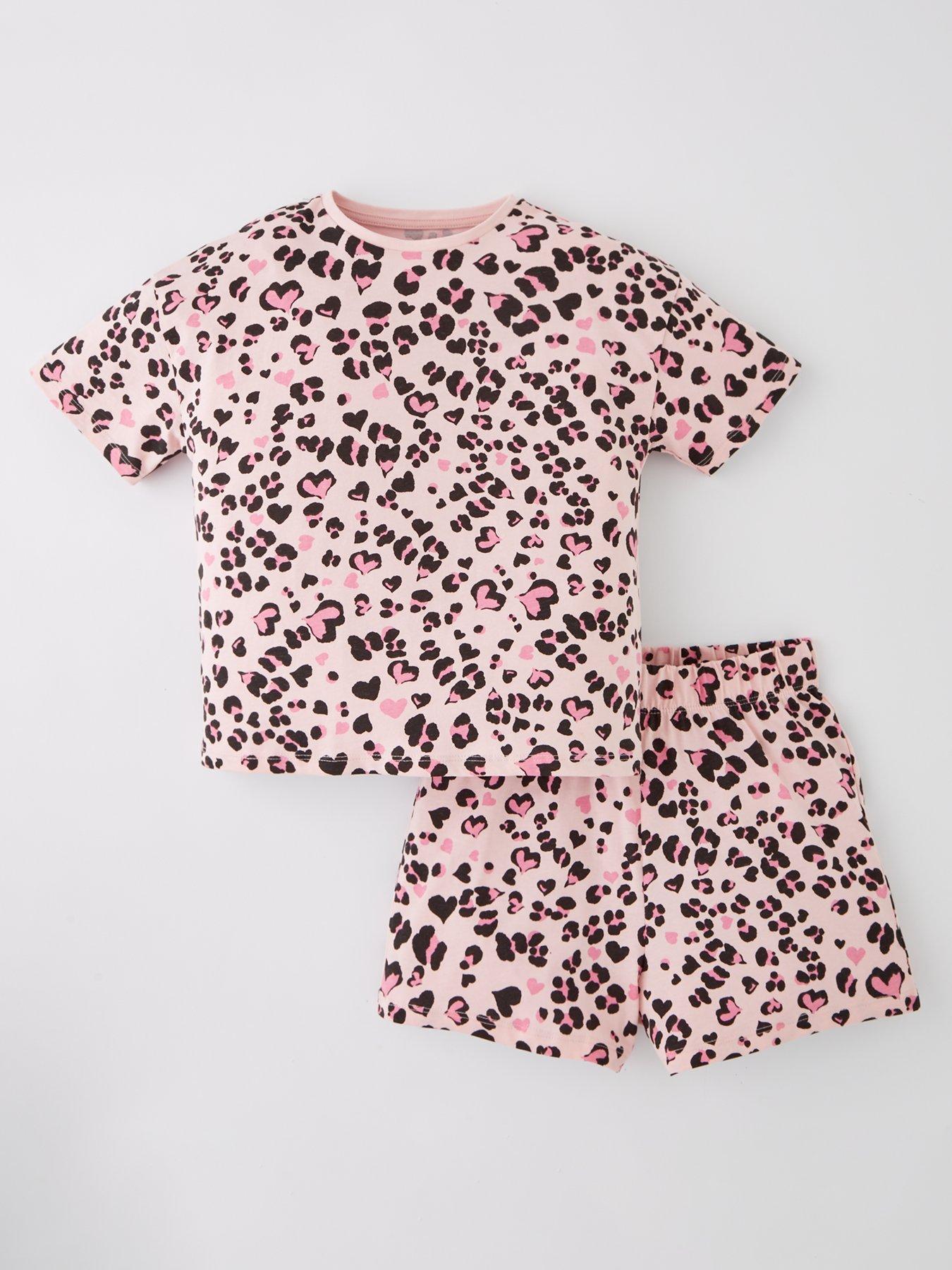 Image of Everyday Girls Animal Shortie Pyjama Set