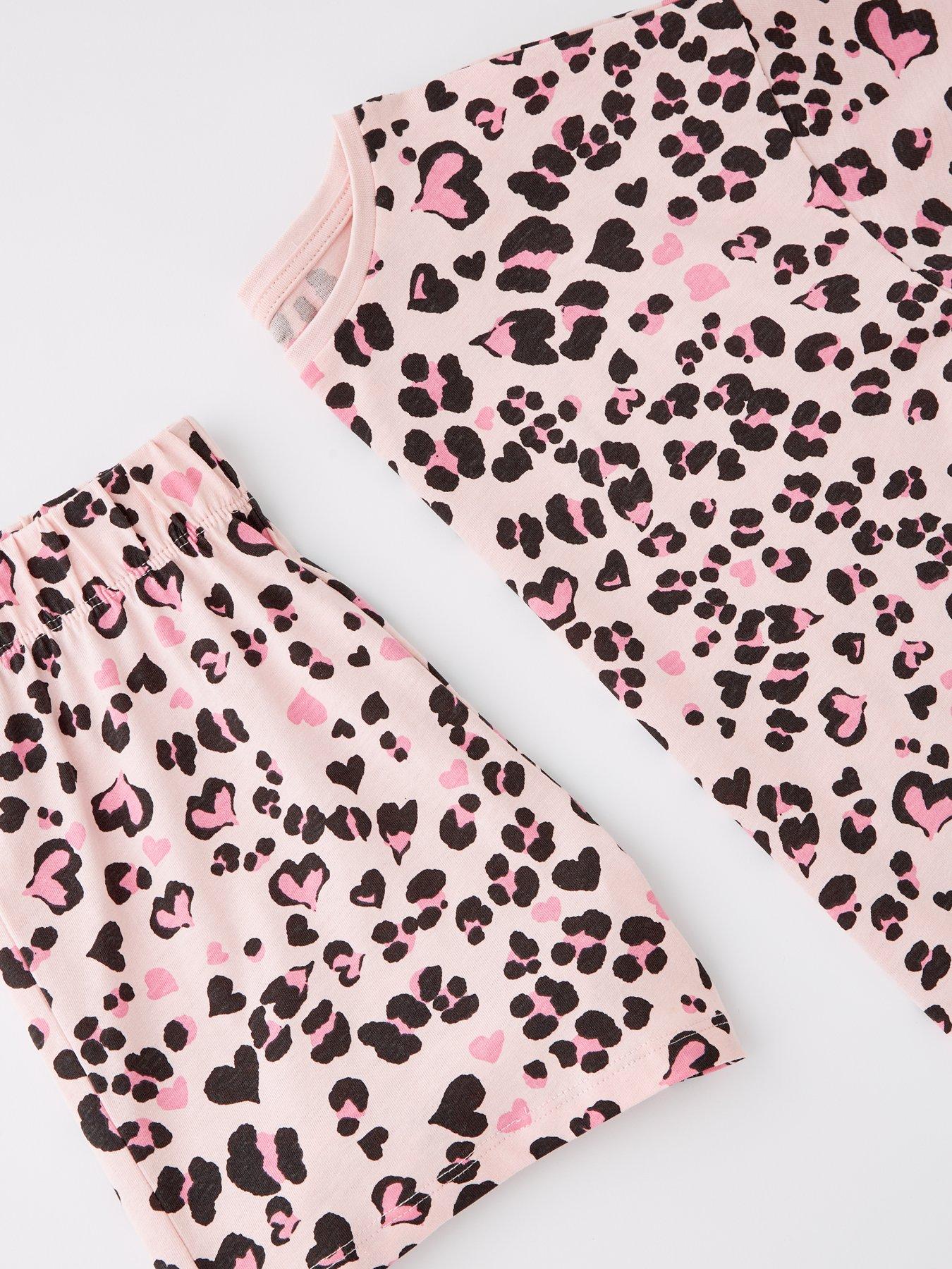 Image 3 of 4 of Everyday Girls Animal Shortie Pyjama Set