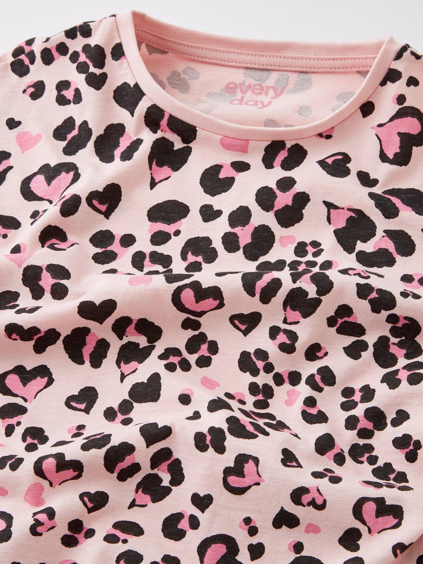 Image 4 of 4 of Everyday Girls Animal Shortie Pyjama Set