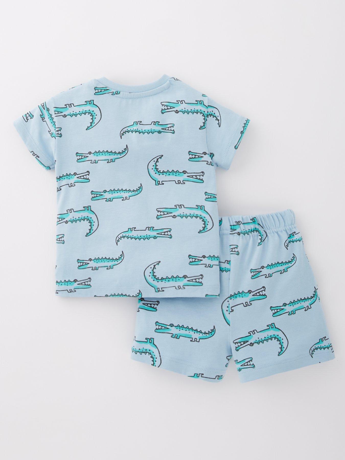 Image 2 of 4 of Everyday Baby Boys Crocodile T-shirt And Short Set