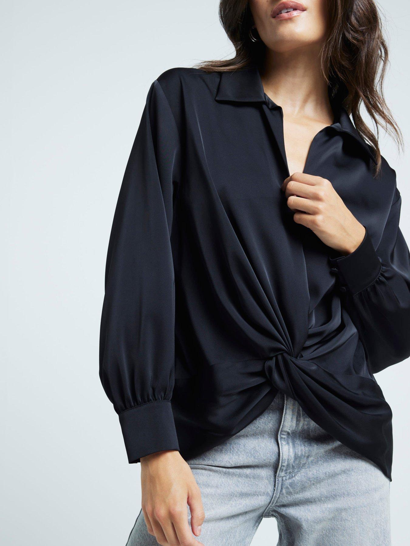 river-island-twisted-front-blouse-blackoutfit