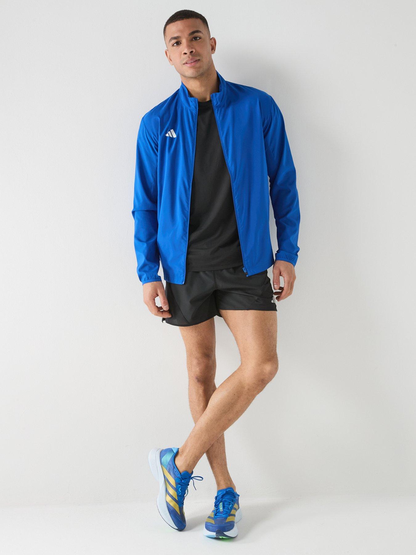 Image 3 of 6 of adidas Adizero Essentials Running Jacket - Blue