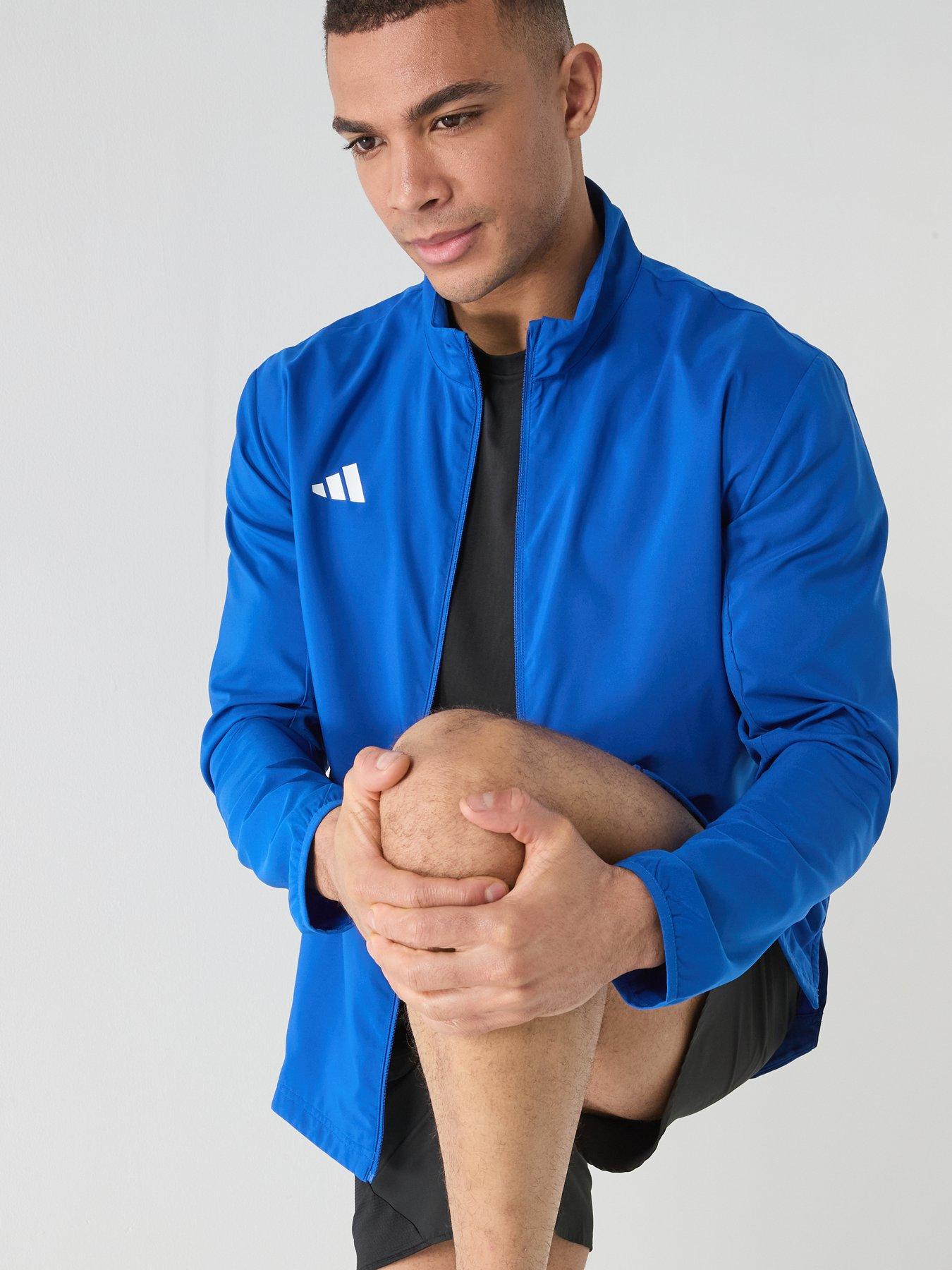 Image 4 of 6 of adidas Adizero Essentials Running Jacket - Blue