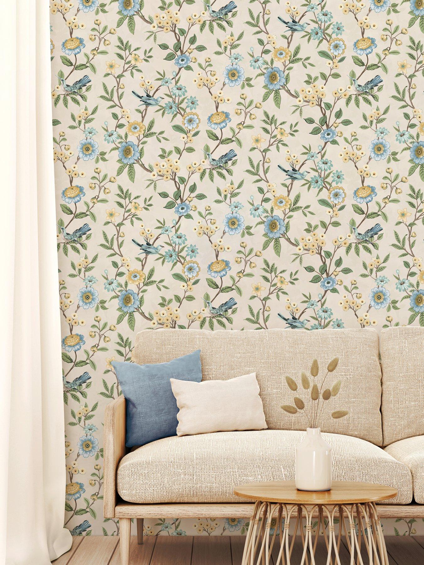 fine-decor-eleanor-floral-wallpaper-in-creamoutfit