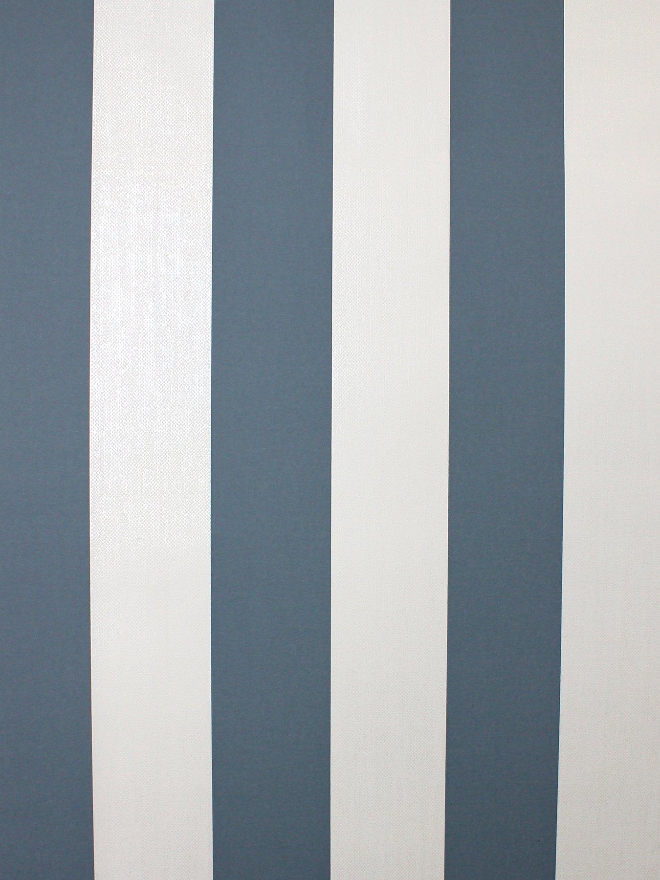 Image 3 of 5 of Fine Decor Juliette Stripe Wallpaper in Blue