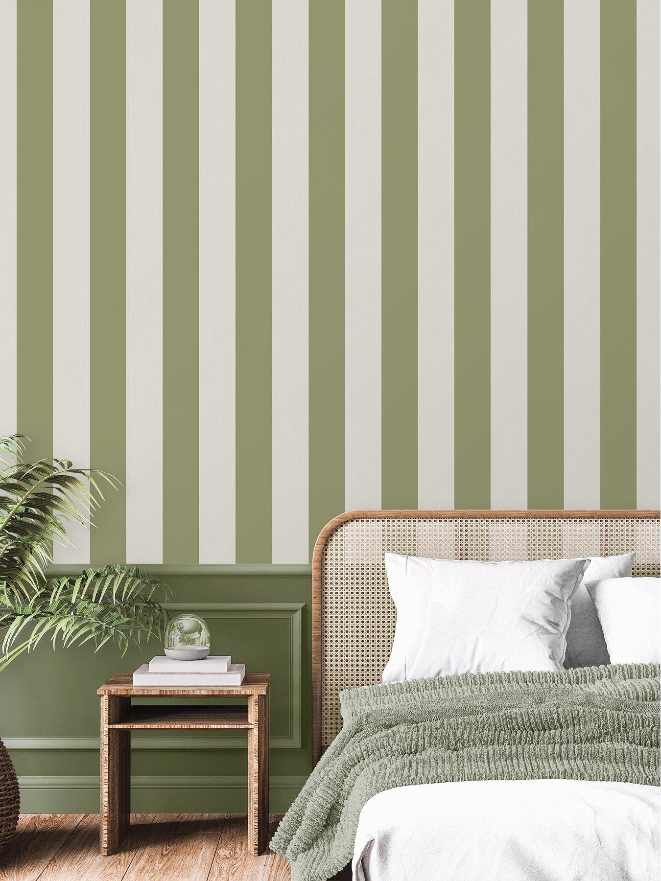 fine-decor-juliette-stripe-wallpaper-in-green