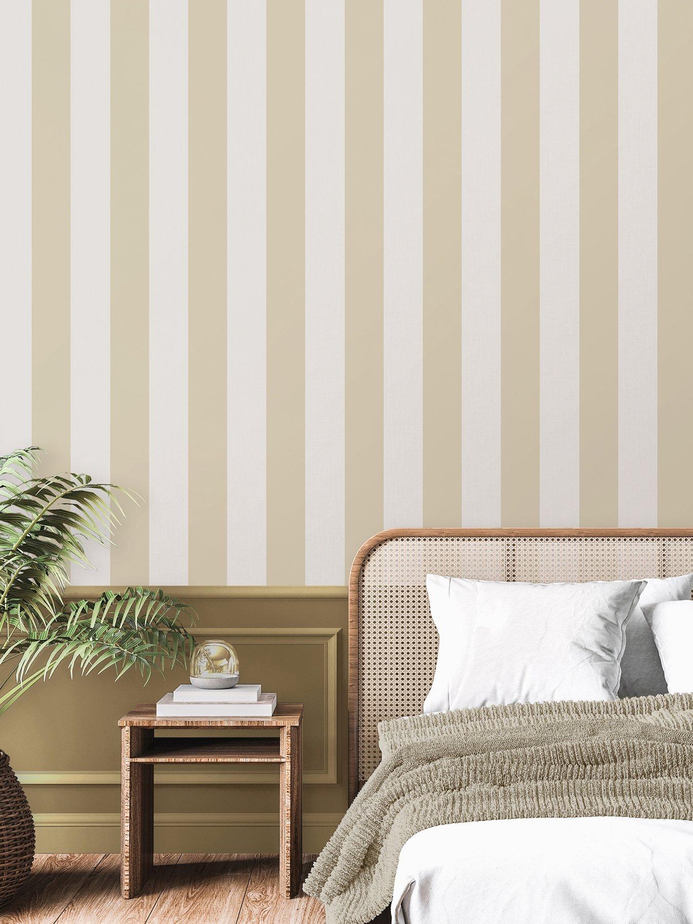 Fine Decor Juliette Stripe Wallpaper in Cream