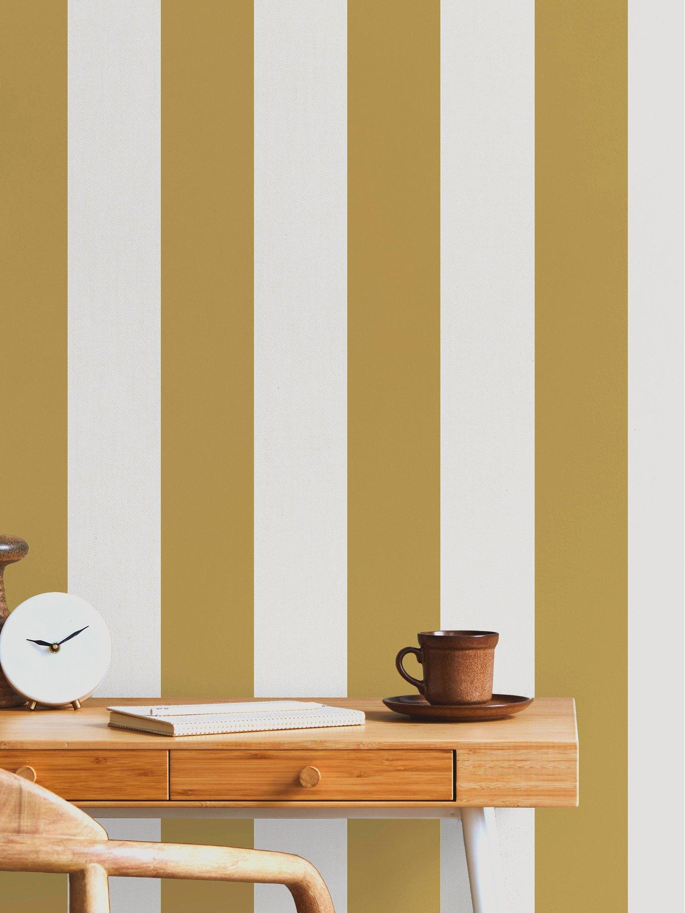 fine-decor-juliette-stripe-wallpaper-in-yellow