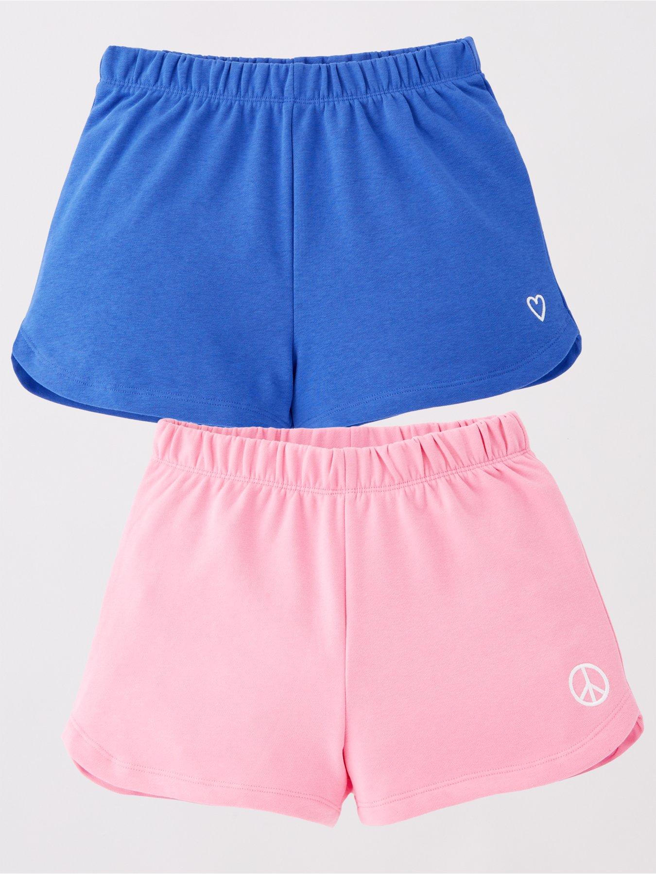 Image 1 of 5 of V by Very Girls Matching Set 2 Pack Shorts - Multi
