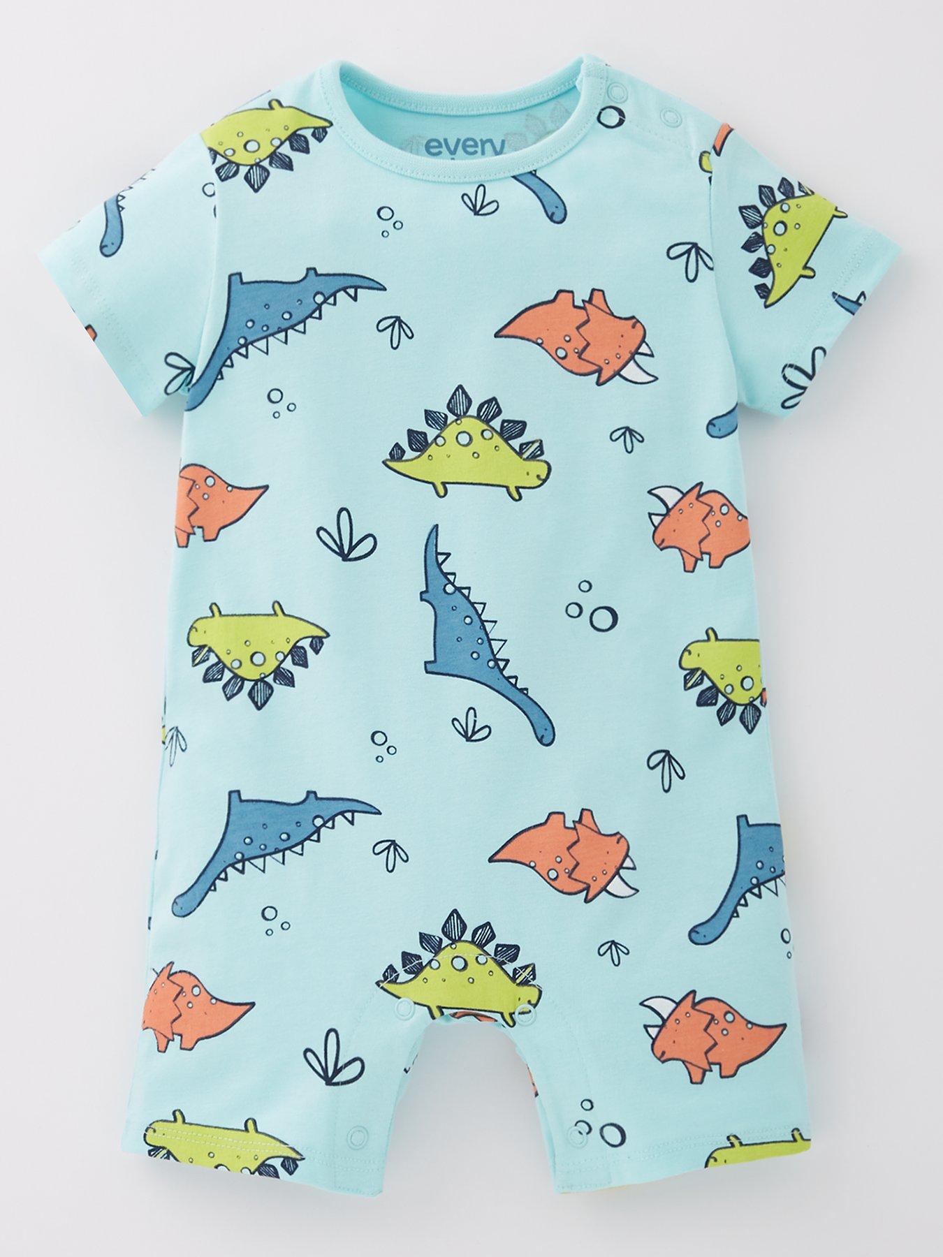 everyday-baby-boys-dinosaur-romper-multi