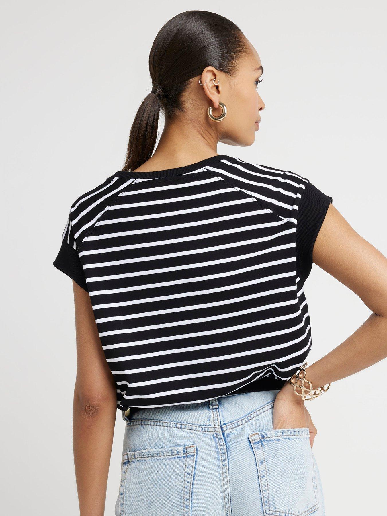 river-island-ribbed-cuff-striped-t-shirt-blackstillFront