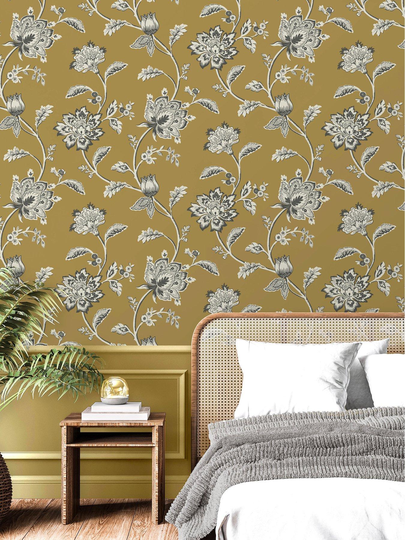 fine-decor-uliette-floral-wallpaper-in-yellowoutfit