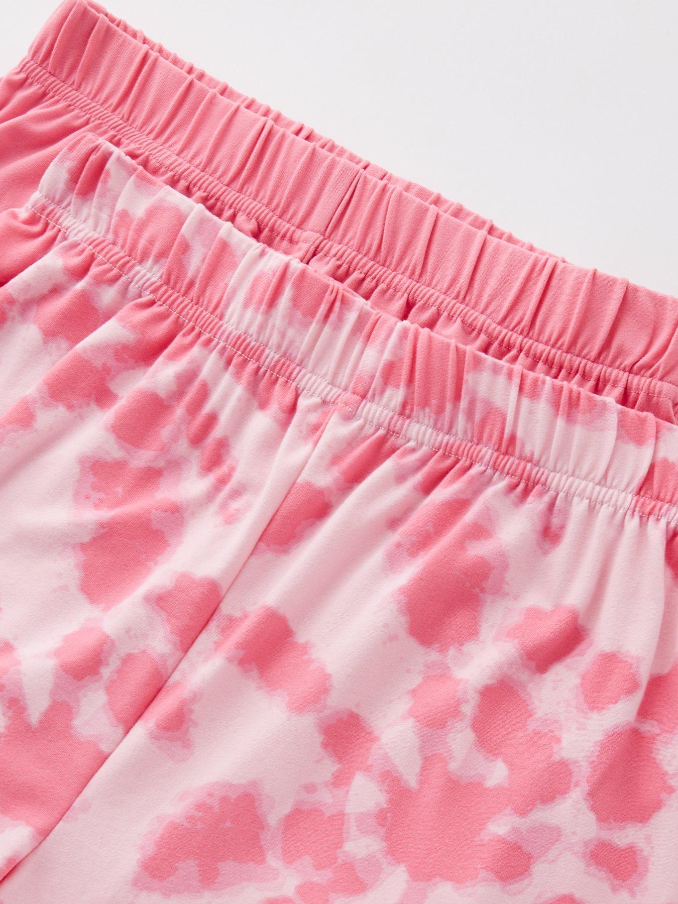 Image 5 of 5 of V by Very Girls 2 Pack Tie Dye Short Pyjama Set - Multi