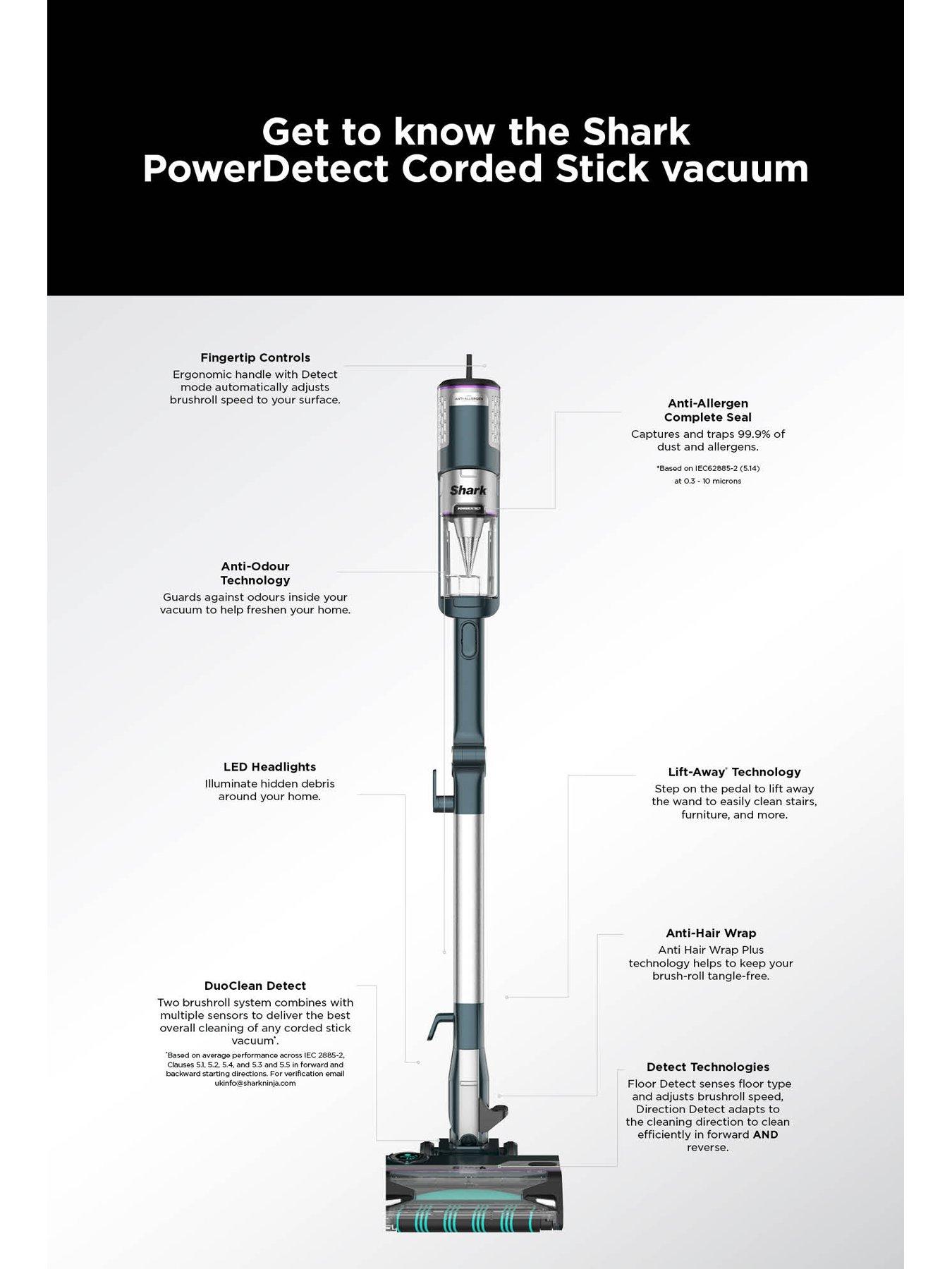 Image 5 of 7 of Shark PowerDetect Corded Stick Vacuum Cleaner -&nbsp;HZ4000UKT
