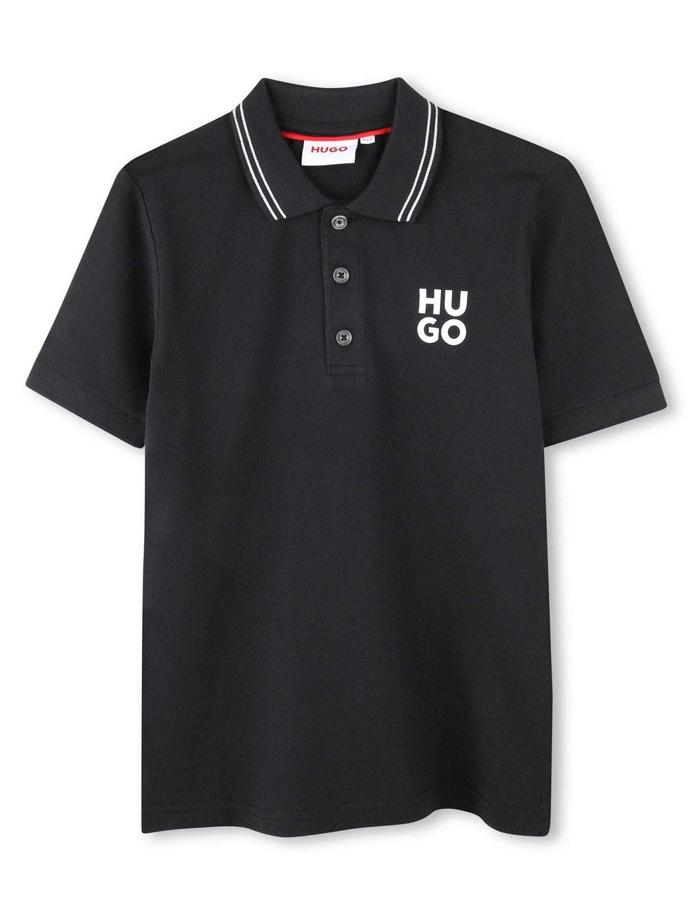 hugo-boys-short-sleeve-polo-shirt-black