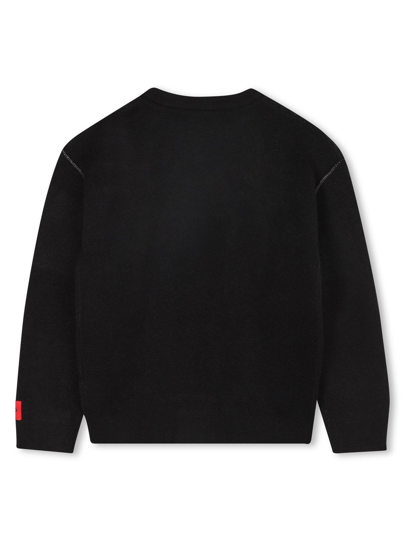 hugo-boys-logo-jumper-blackdetail