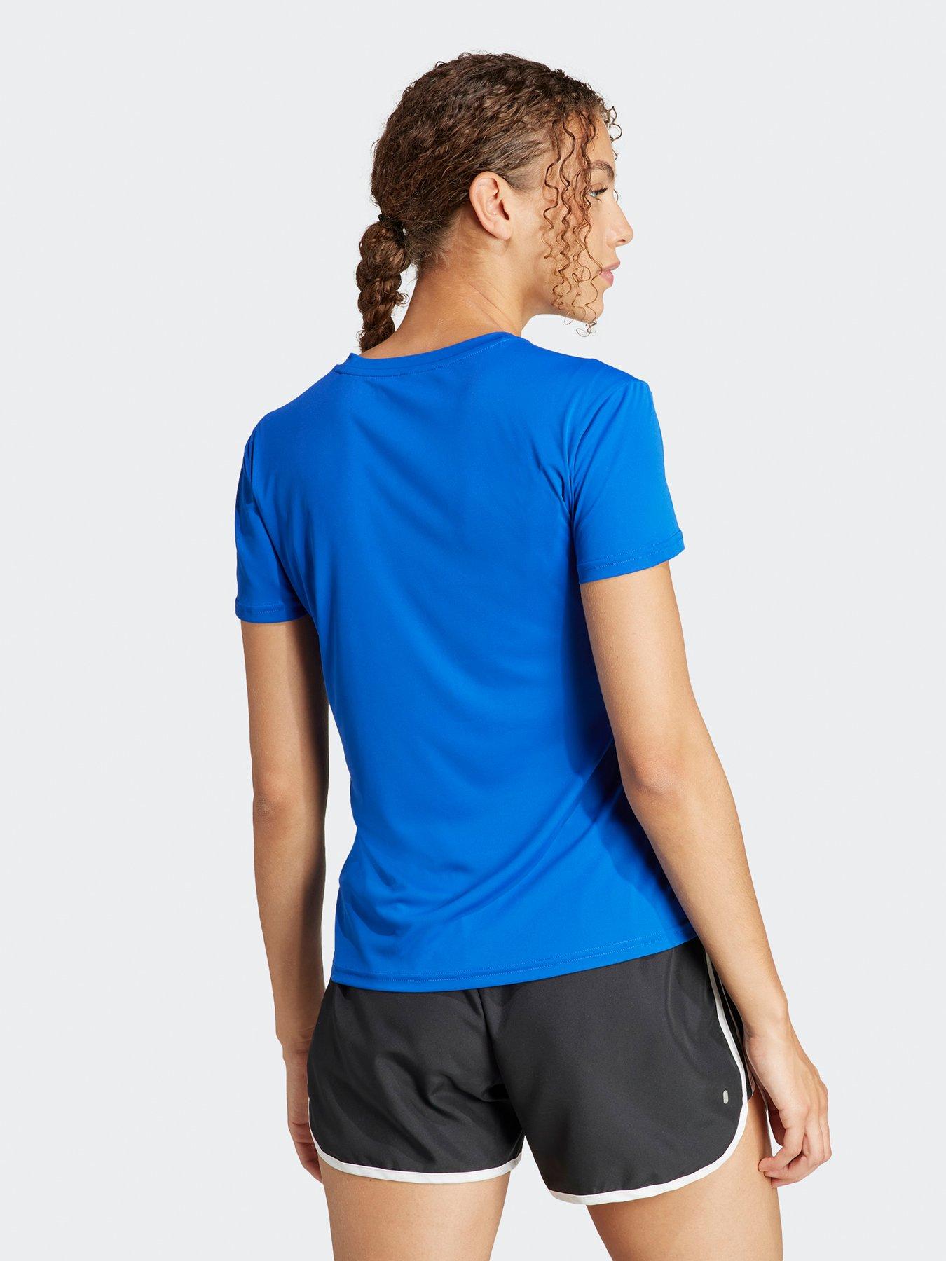 adidas-adizero-essentials-running-t-shirt-bluestillFront