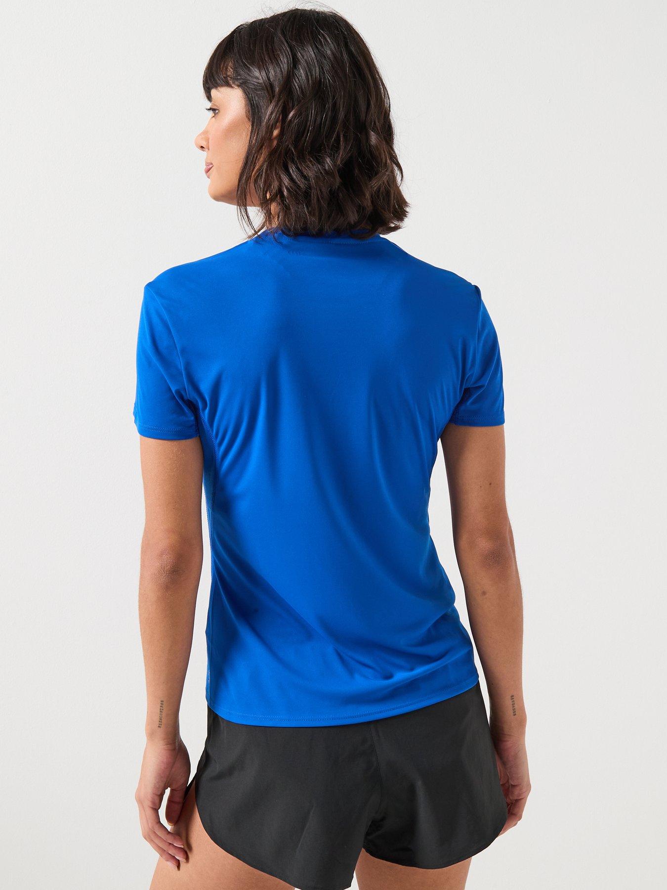 Image 2 of 5 of adidas Adizero Essentials Running T-Shirt - Blue