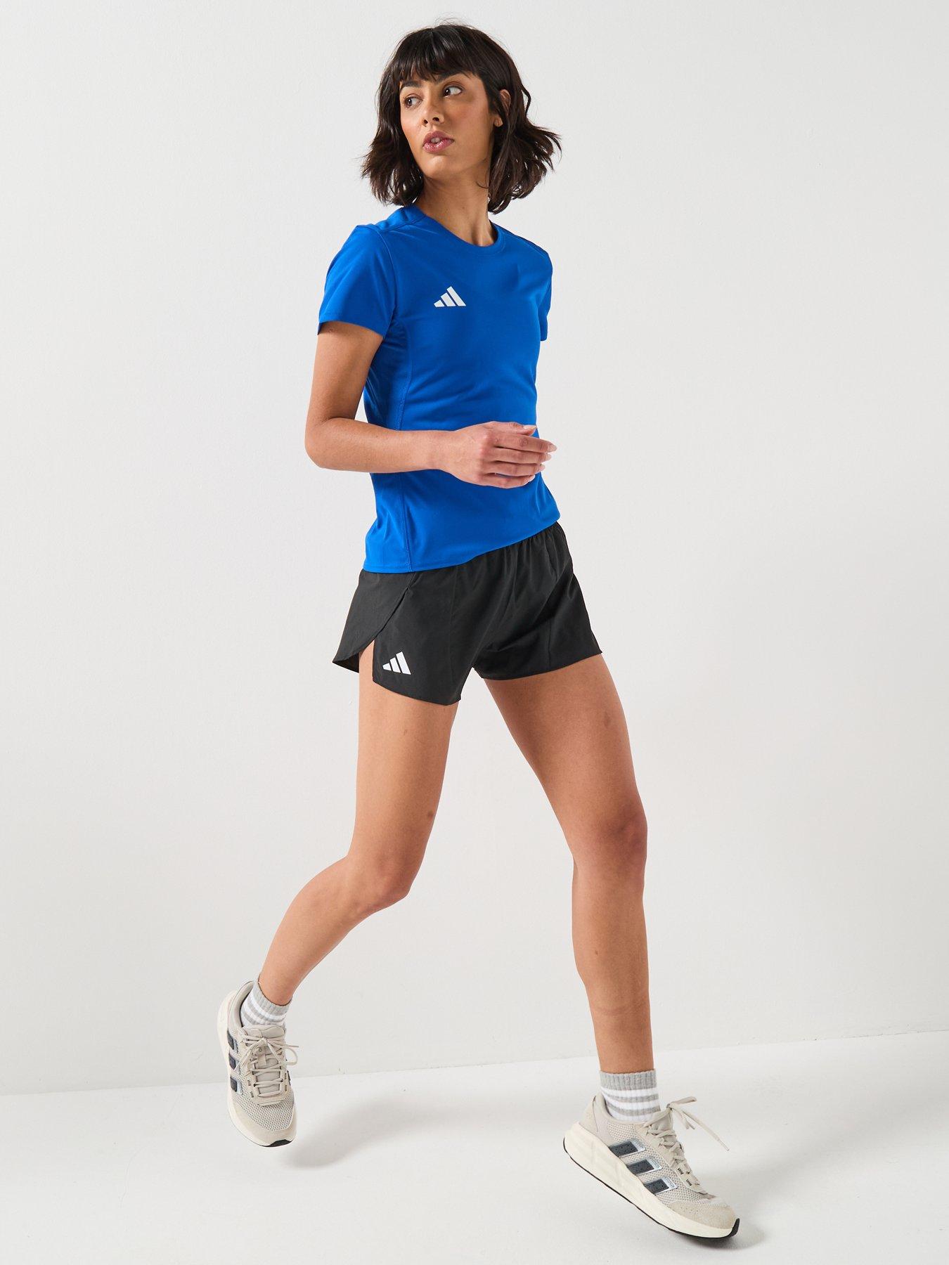 Image 3 of 5 of adidas Adizero Essentials Running T-Shirt - Blue