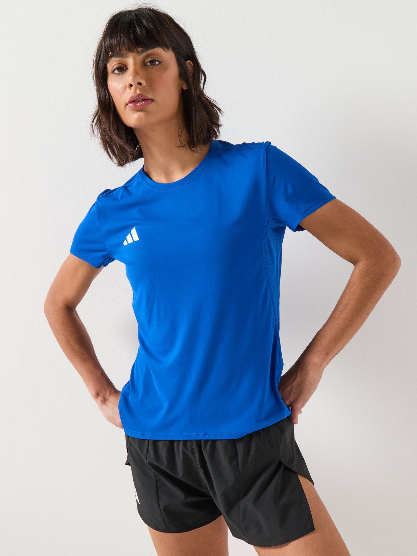 Image 5 of 5 of adidas Adizero Essentials Running T-Shirt - Blue