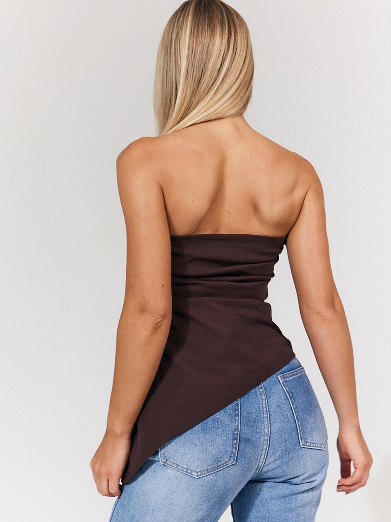 in-the-style-hannah-asymmetrical-bandeau-top-brownstillFront