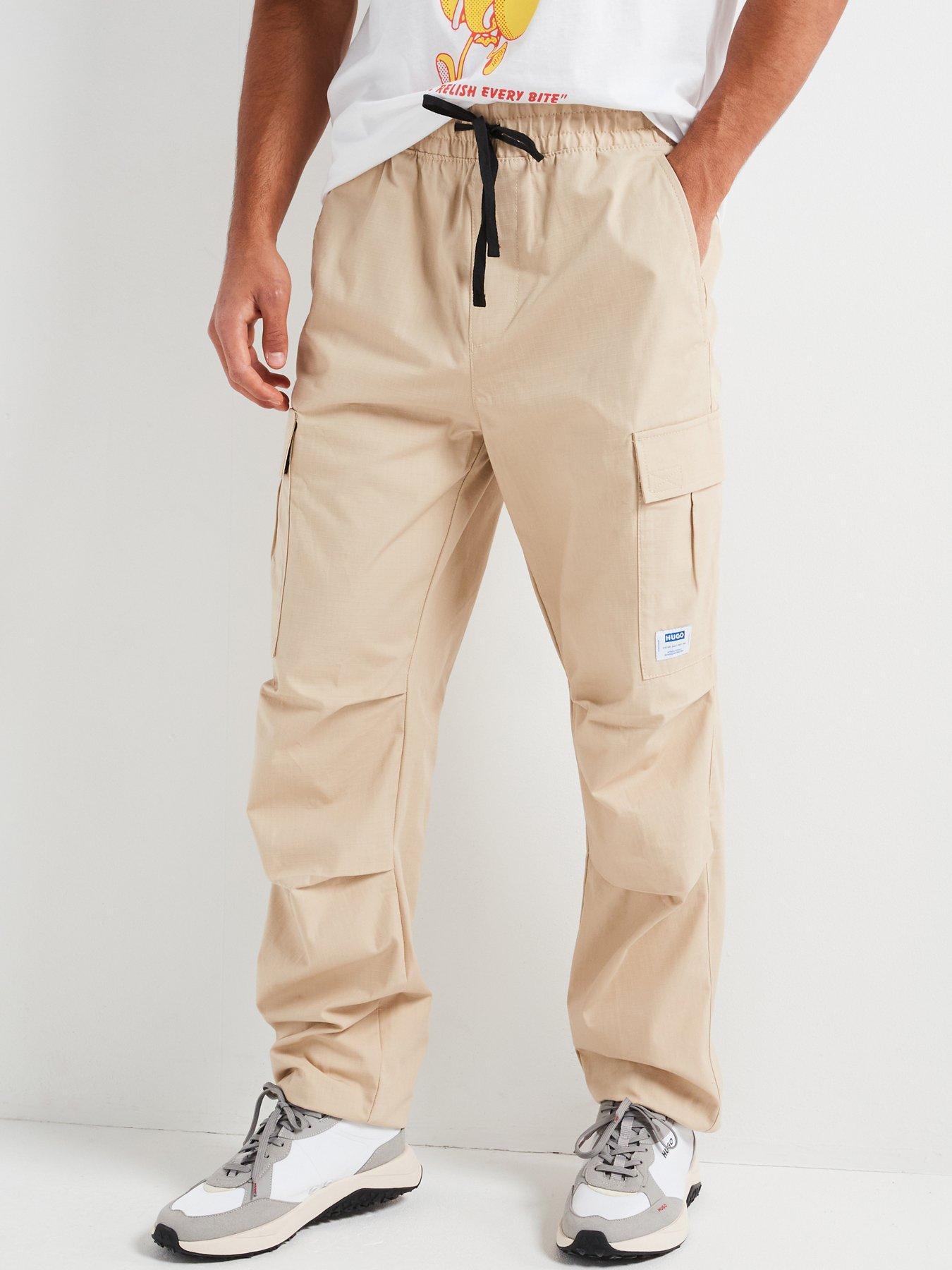 hugo-gadic242-relaxed-fit-cargo-pants-beige