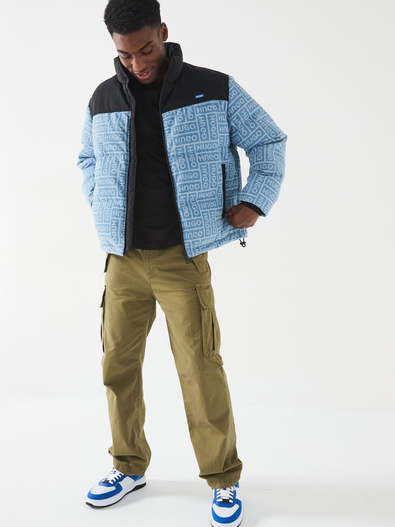 Image 3 of 6 of HUGO Gabio251D Baggy Fit Combat Pants - Khaki