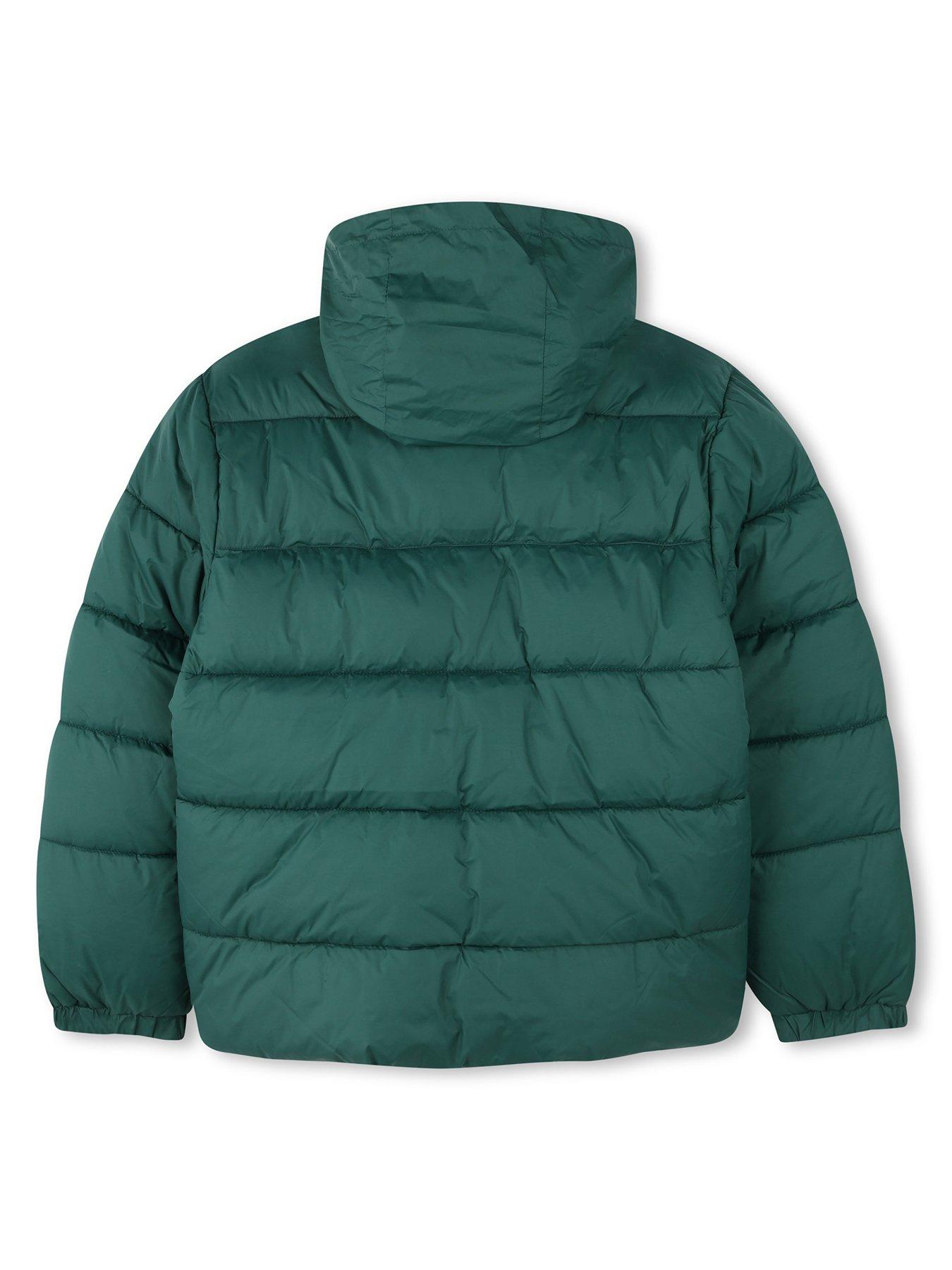 hugo-boys-padded-coat-greendetail