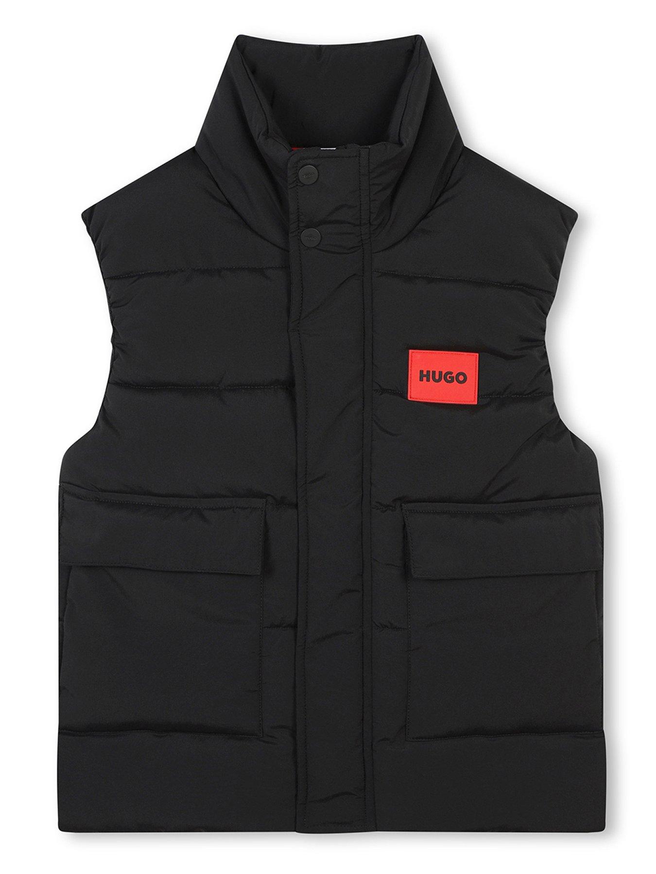 hugo-boys-gilet-black