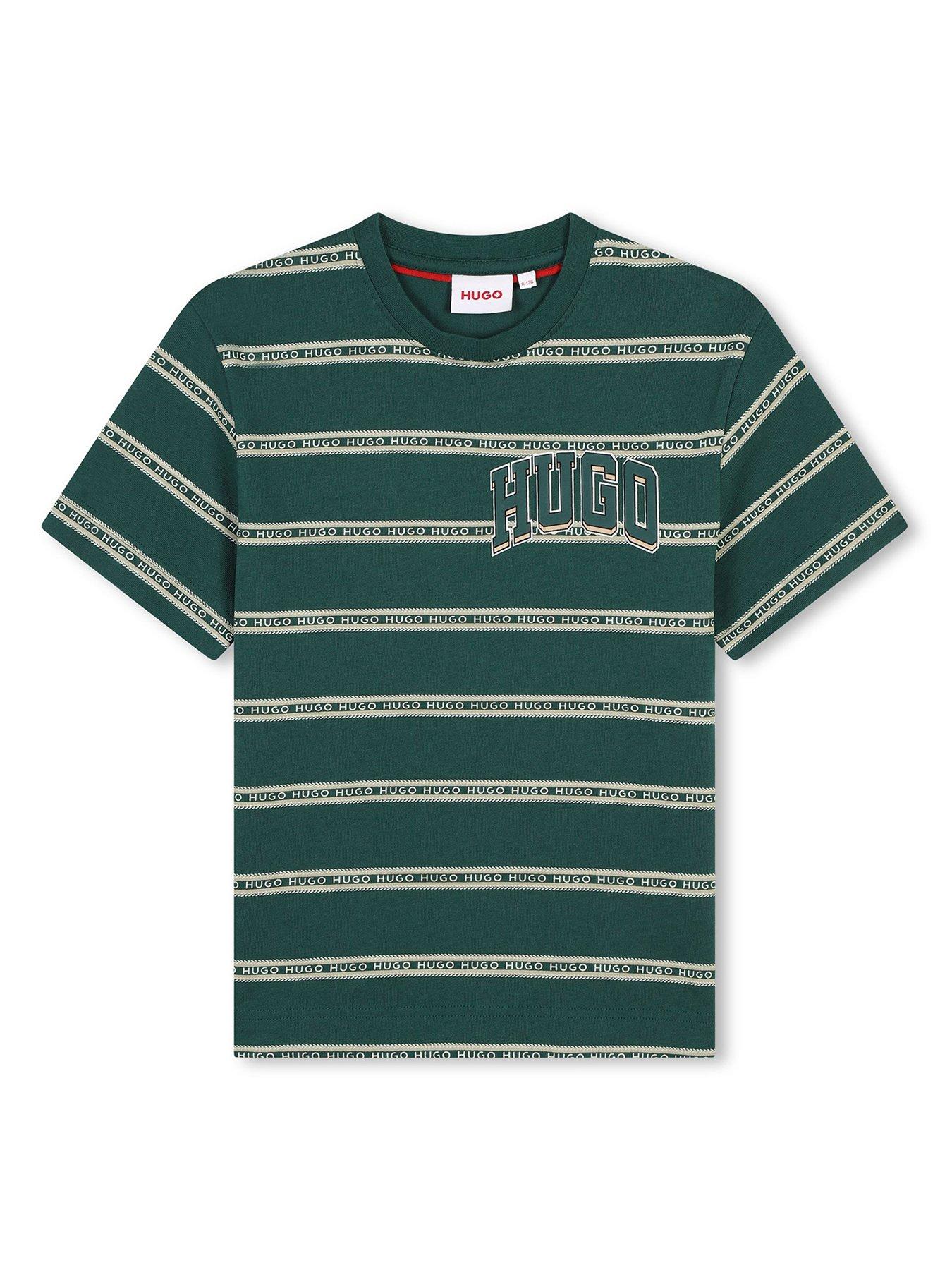 hugo-boys-stripe-short-sleeve-t-shirt-green