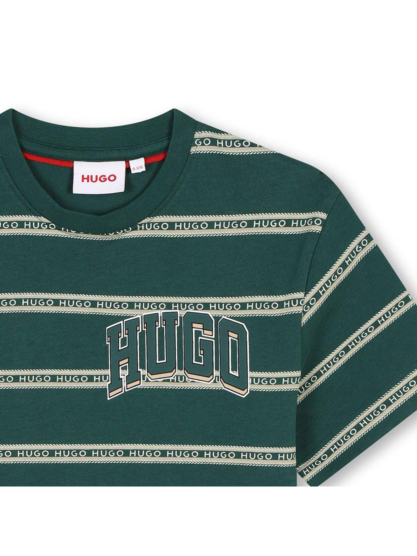 hugo-boys-stripe-short-sleeve-t-shirt-greenoutfit