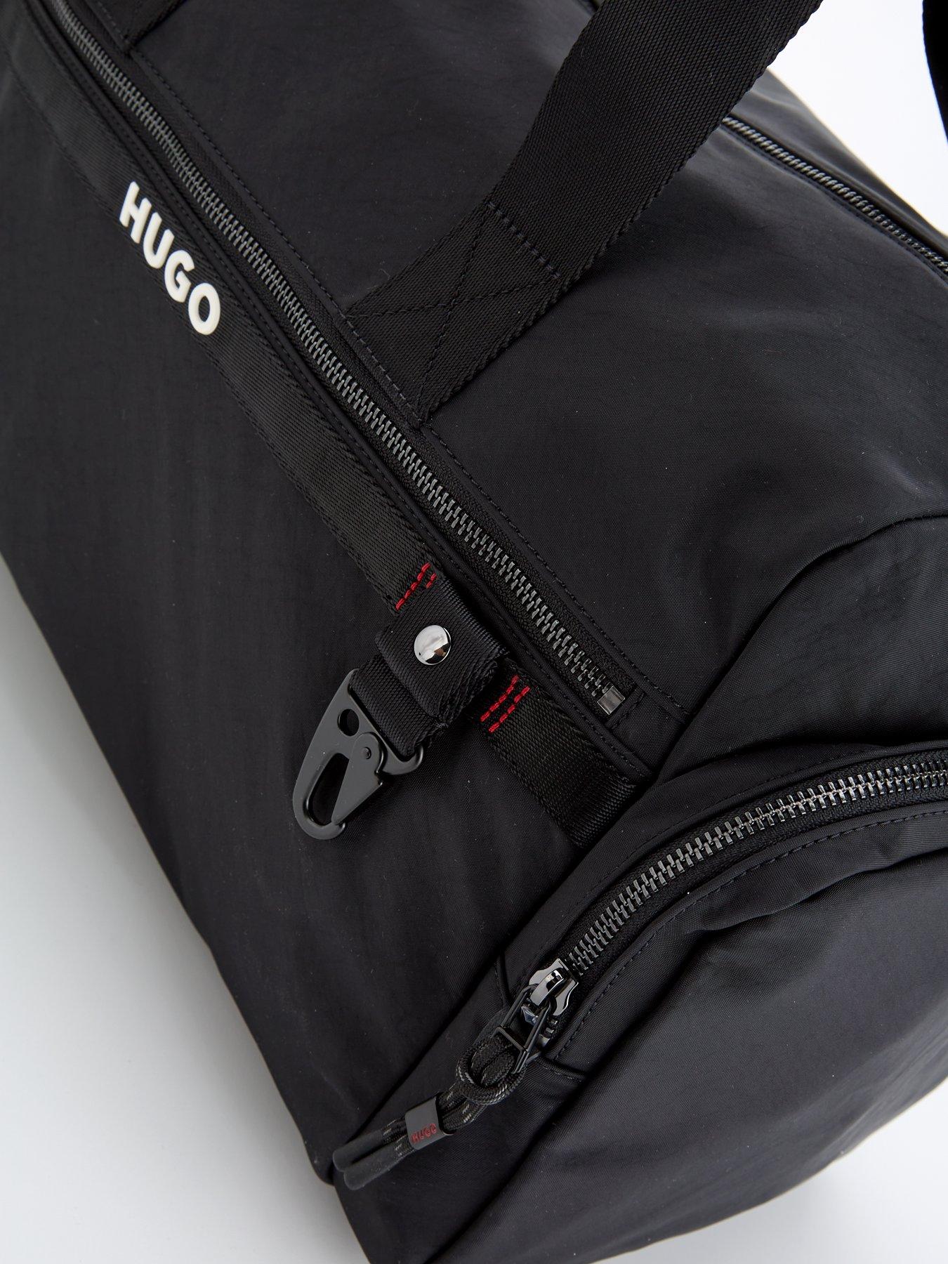 hugo-dusky-tape-contrast-logo-holdall-bag-blackdetail