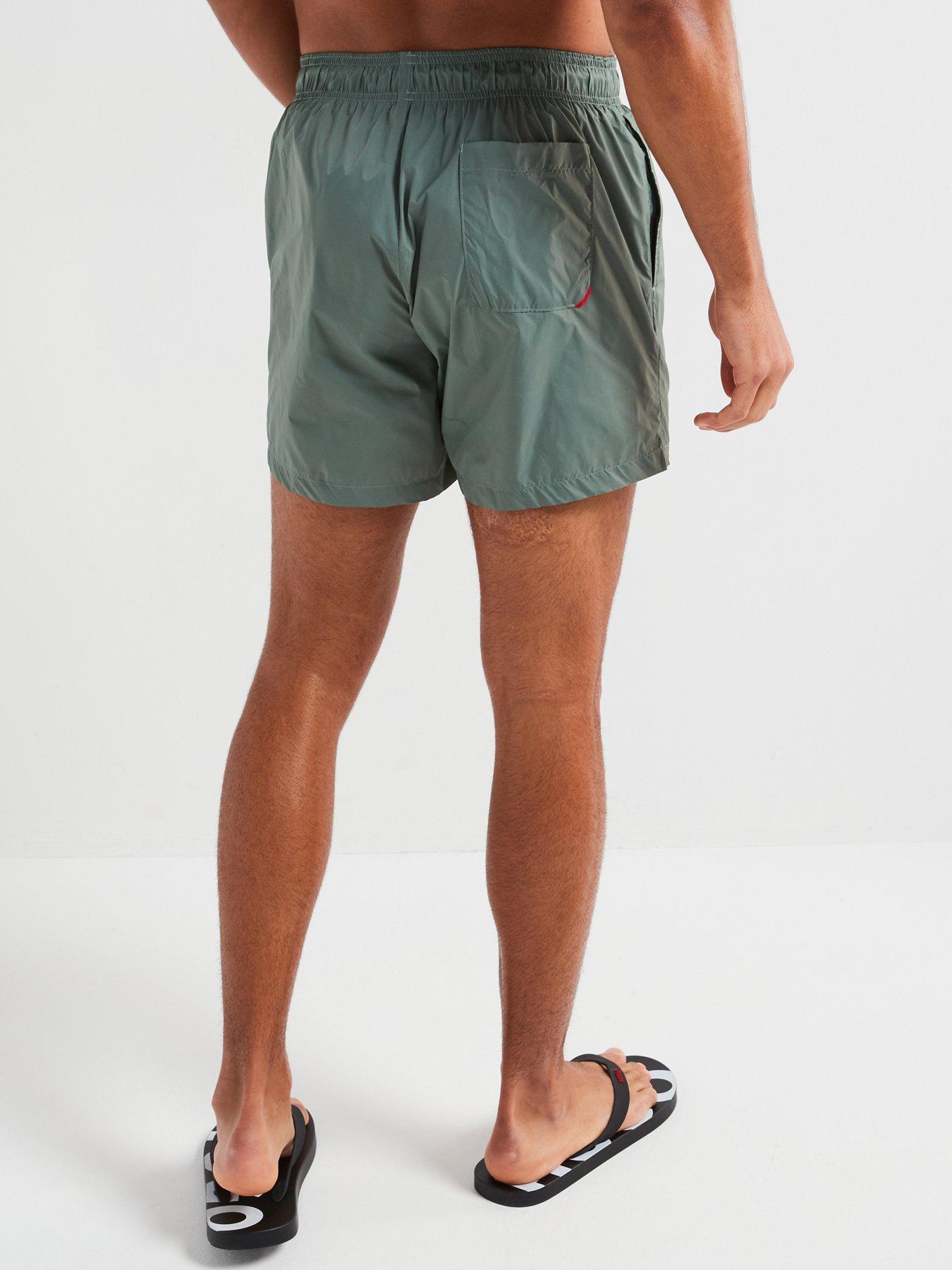 Image 2 of 4 of HUGO Haiti Swim Shorts - Green