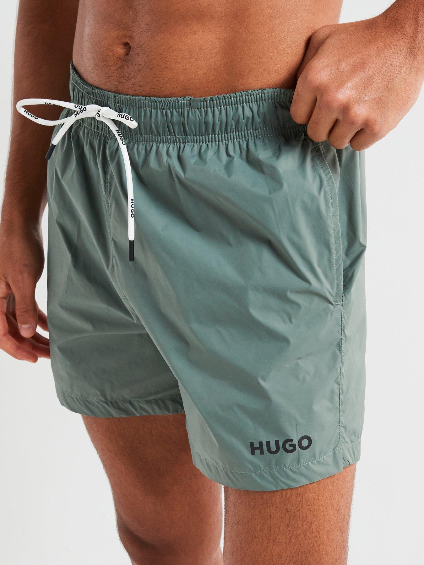 Image 4 of 4 of HUGO Haiti Swim Shorts - Green