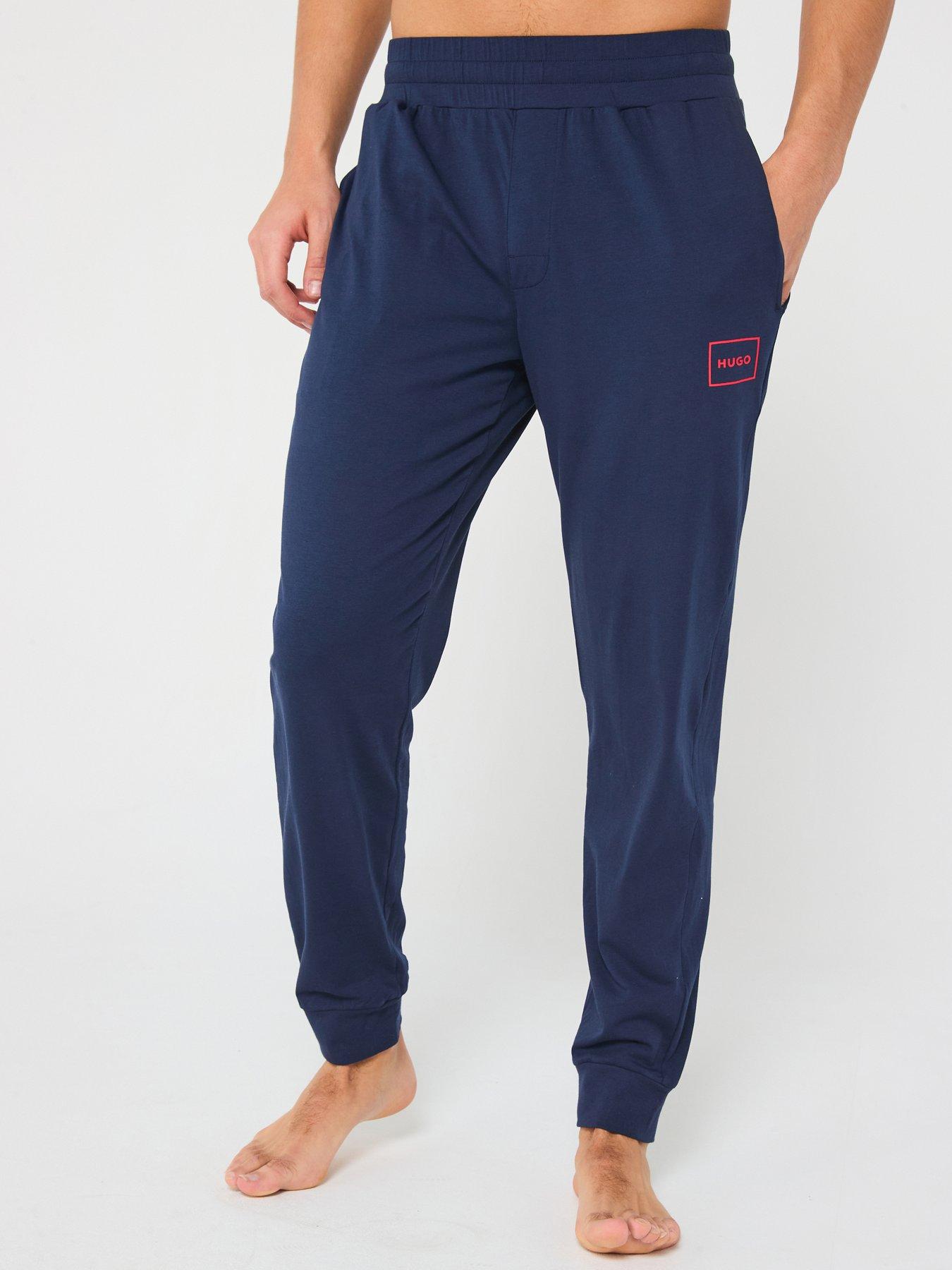 hugo-hugo-laze-loungewear-cuff-joggers-navy