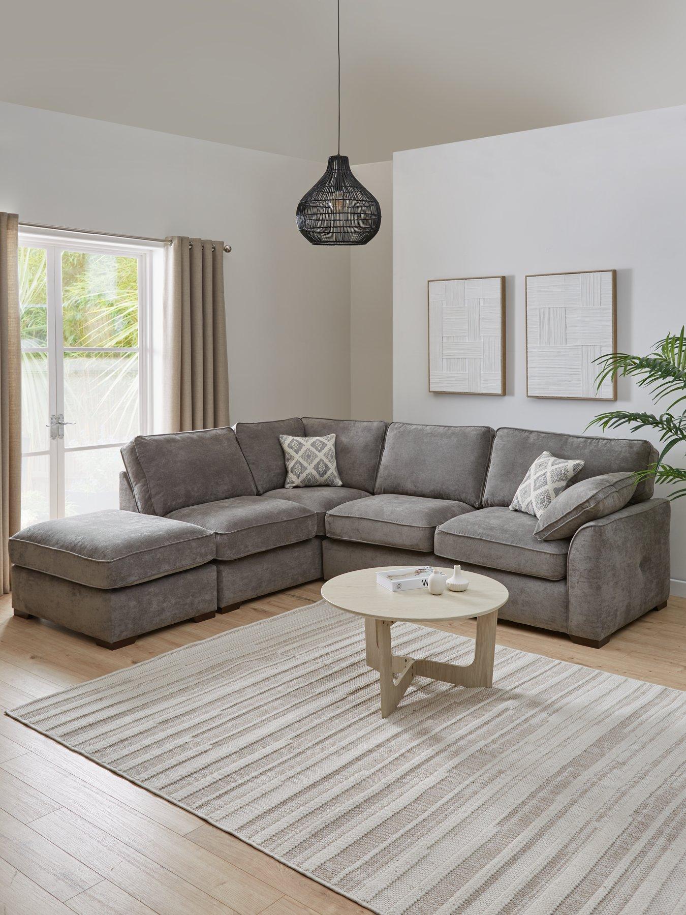 The Very Collection Cesena L/H Fabric Corner Chaise - Made to Order in the UK